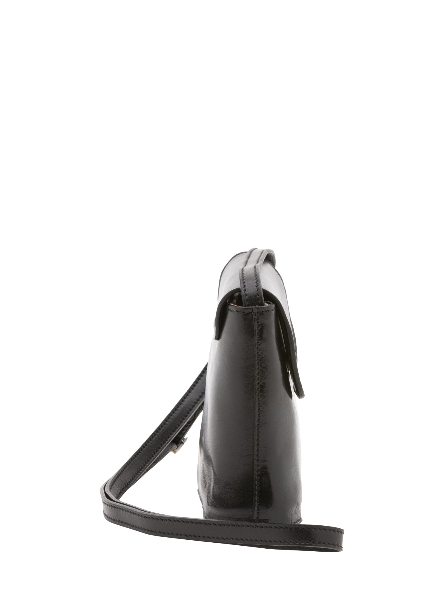 Crossbody bag I Fratelli Men Genuine leather -Marrone Nero
