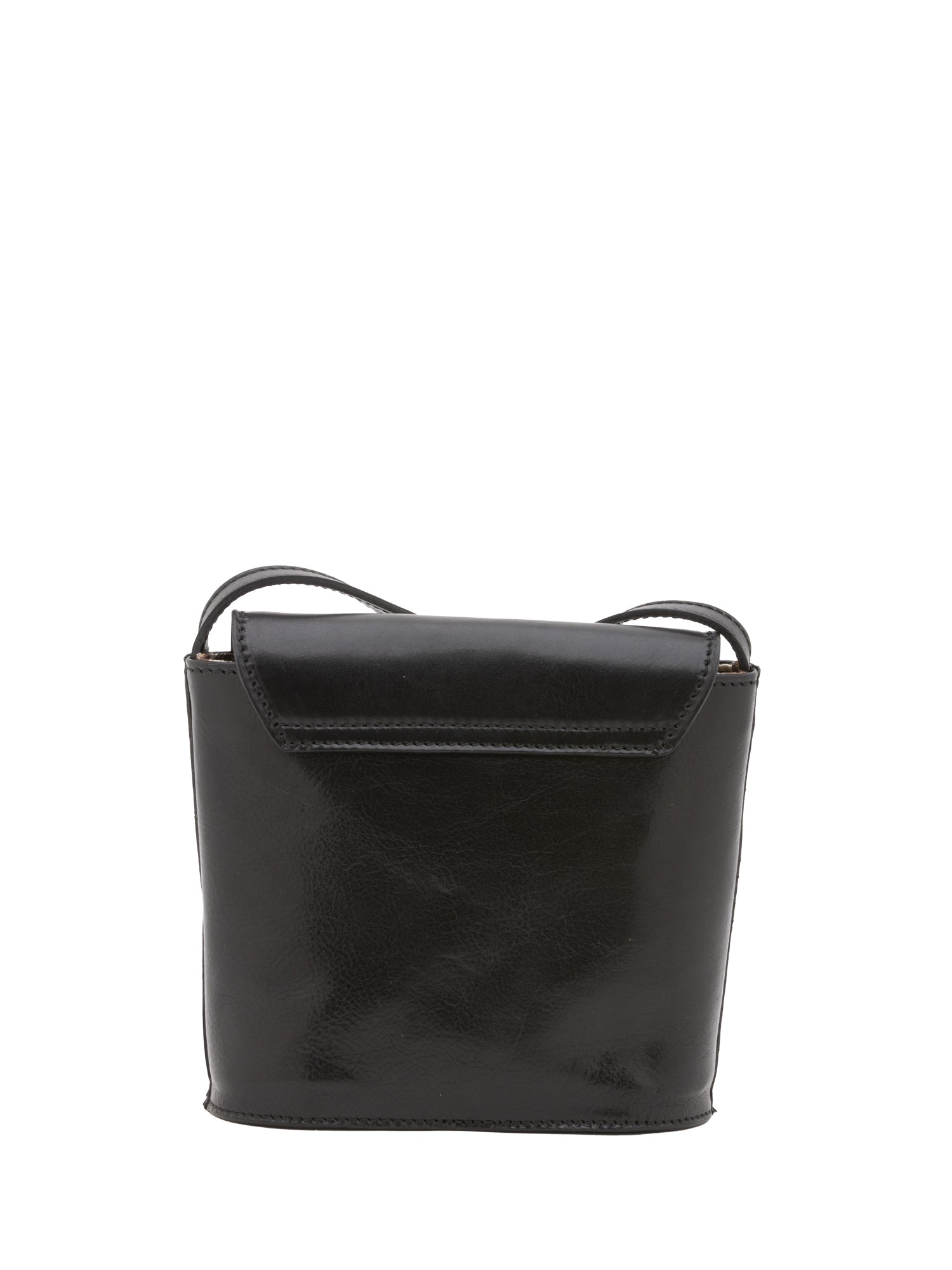 Crossbody bag I Fratelli Men Genuine leather -Marrone Nero