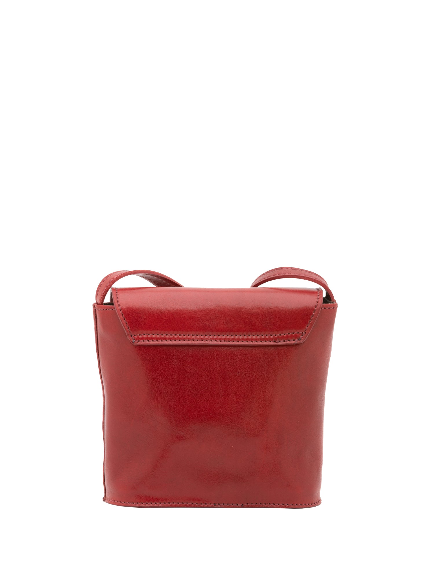 Crossbody bag I Fratelli Men Genuine leather -Marrone Rosso