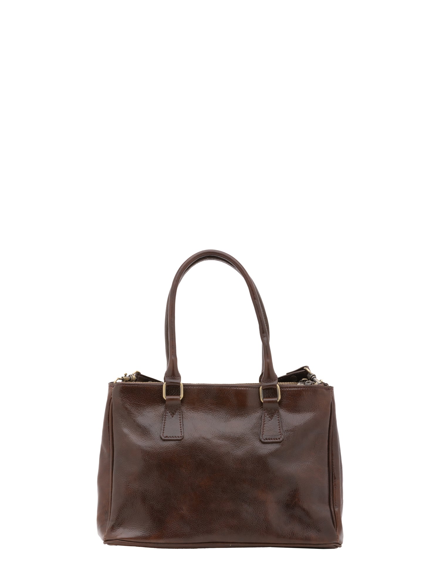 Crossbody bag I Fratelli Women Genuine leather -Marrone Testa di moro