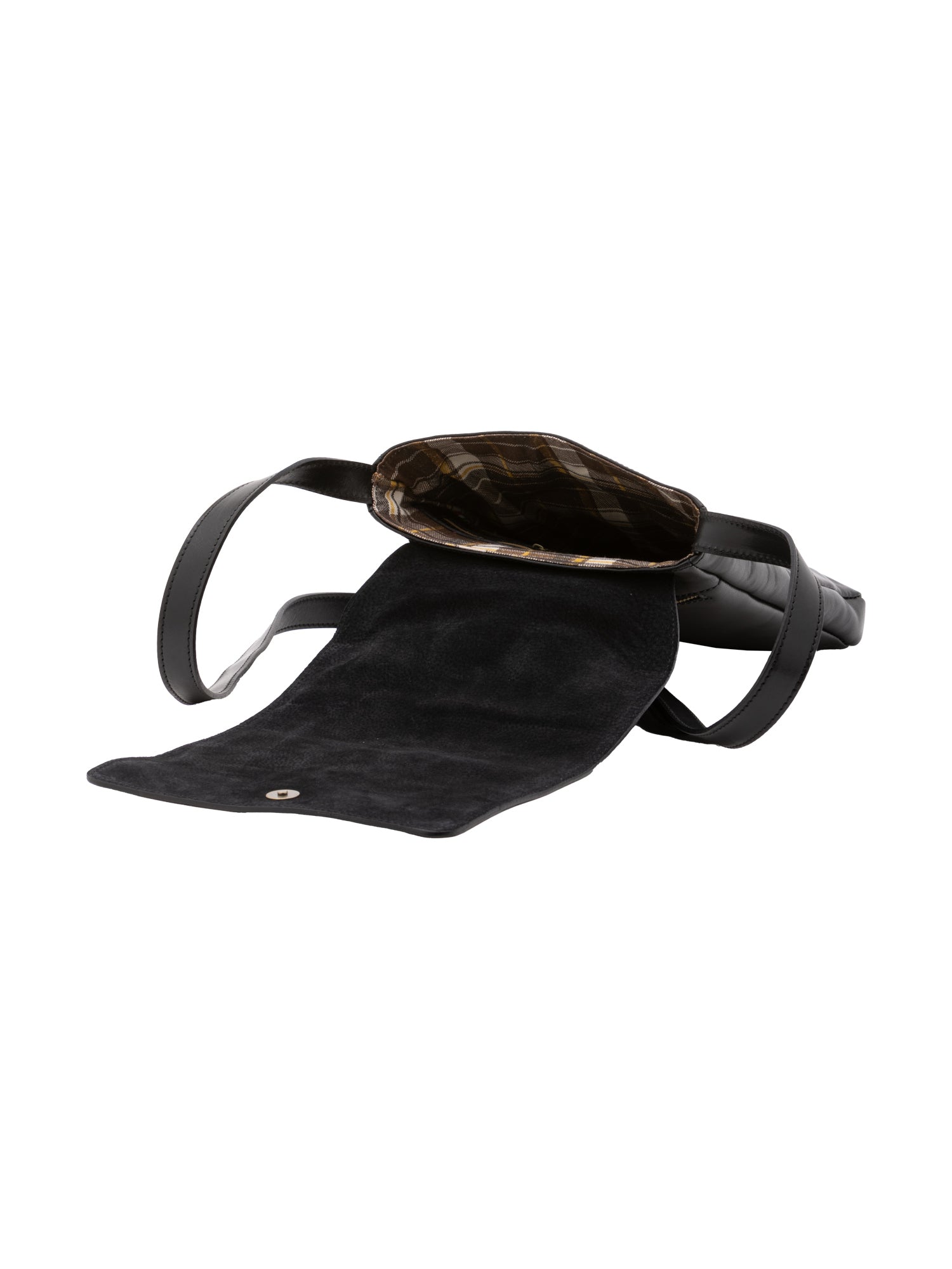 Crossbody bag I Fratelli Men Genuine leather -Nero Nero