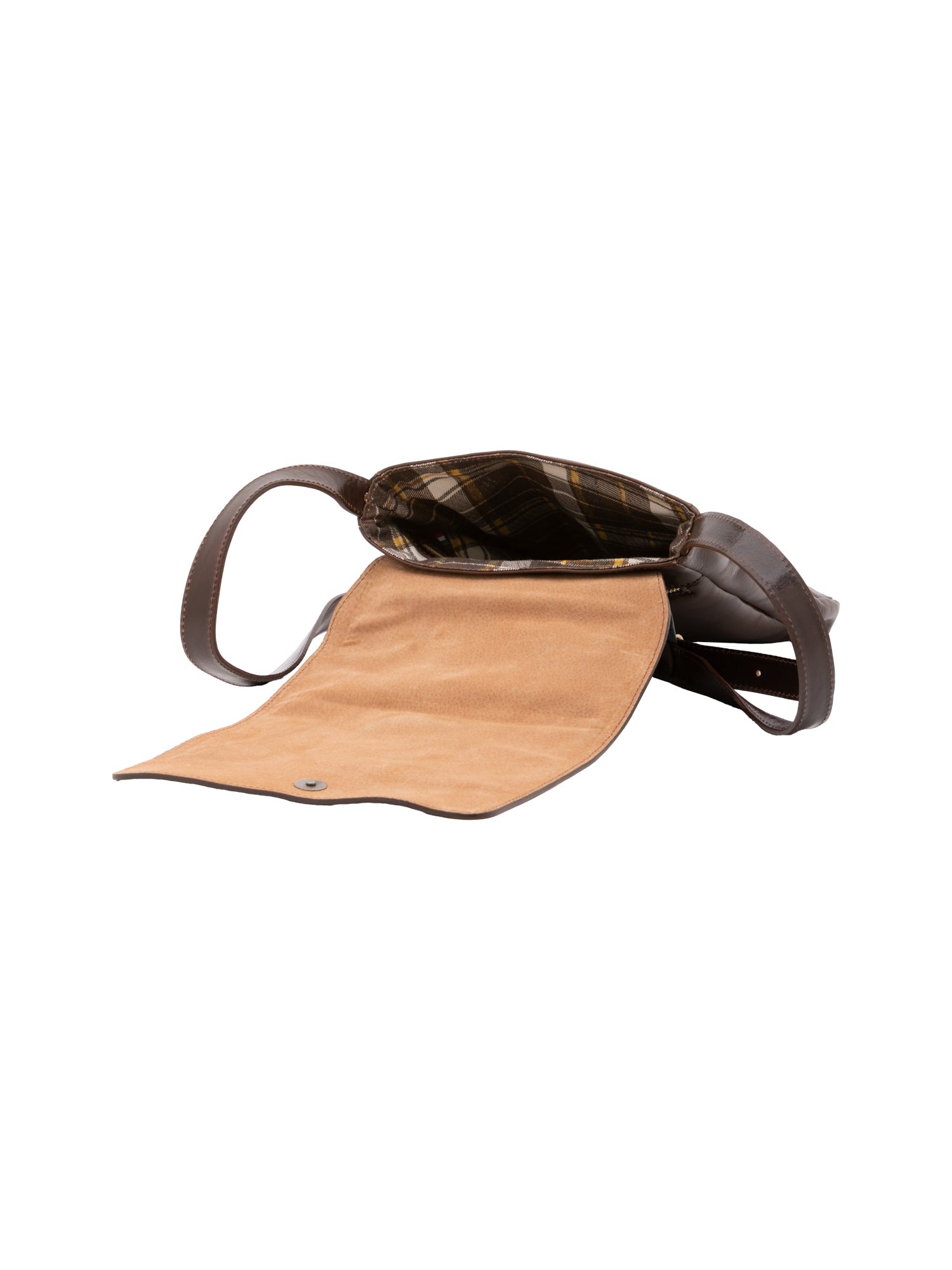 Crossbody bag I Fratelli Men Genuine leather -Nero Testa di moro