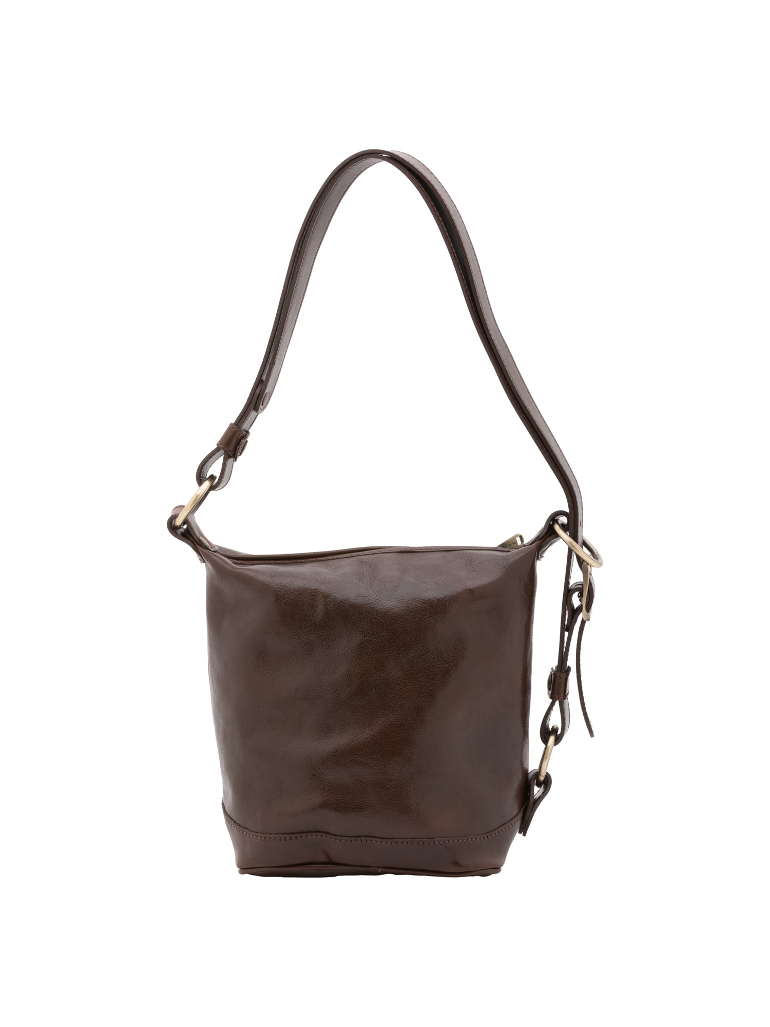 Bucket bag I Fratelli Women Genuine leather -Nero Testa di moro