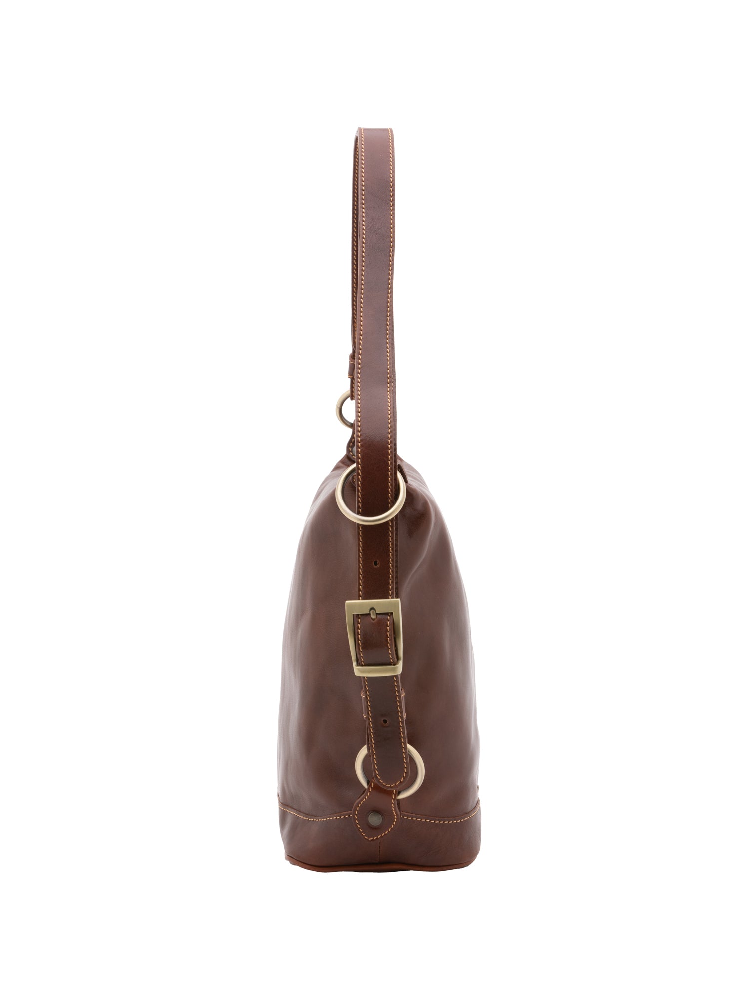 Bucket bag I Fratelli Women Genuine leather -Tmoro Marrone