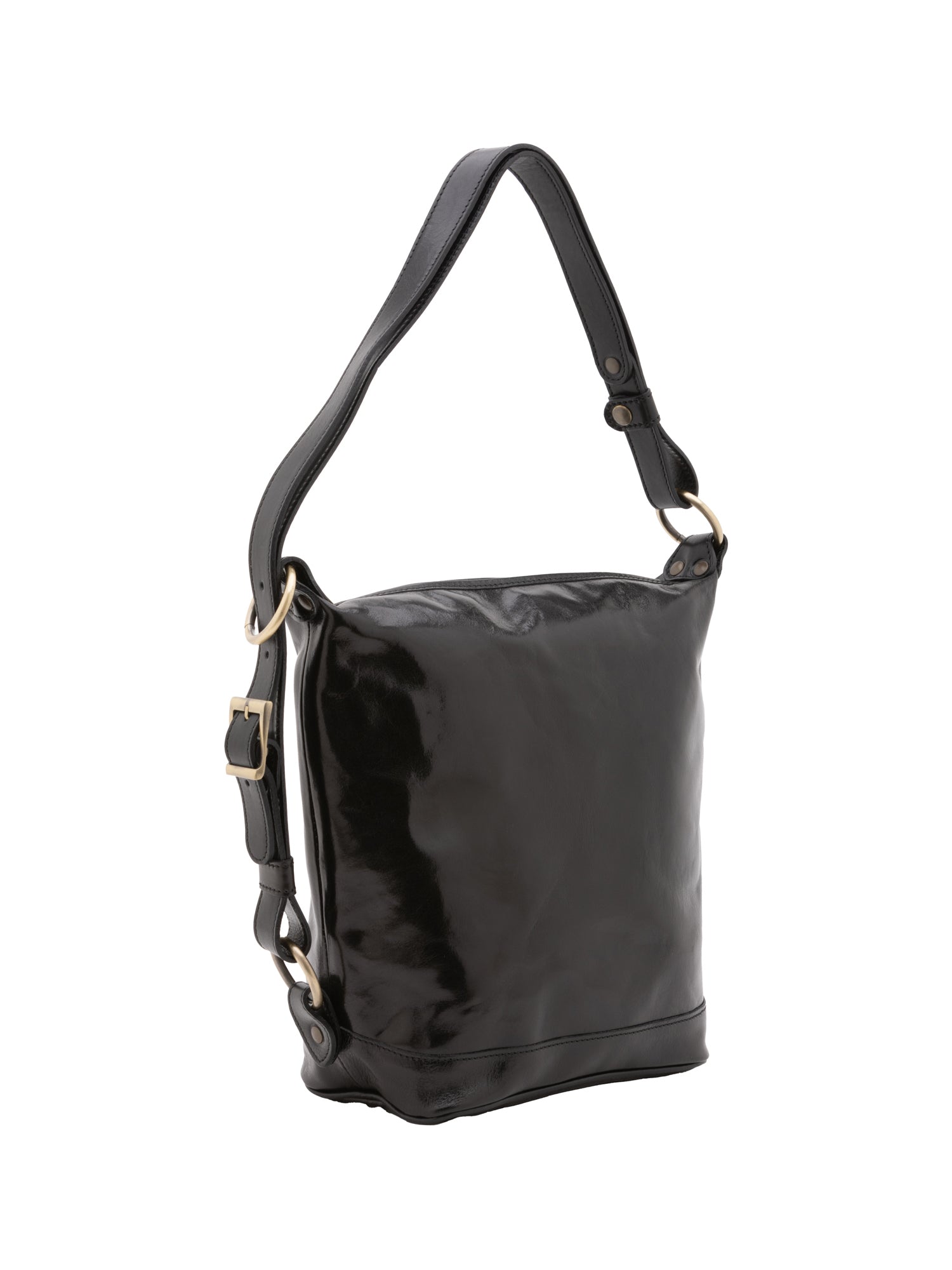 Bucket bag I Fratelli Women Genuine leather -Tmoro Nero
