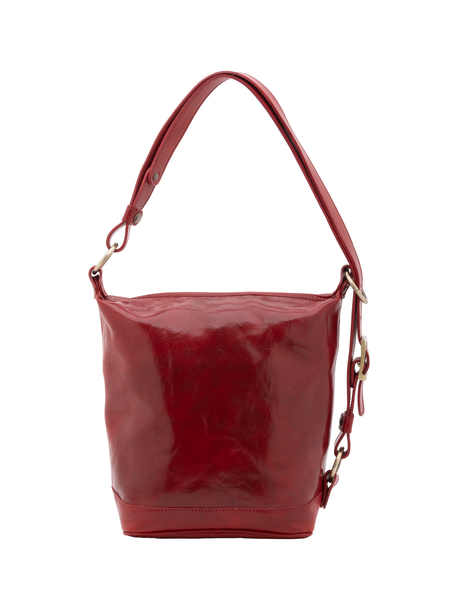 Bucket bag I Fratelli Women Genuine leather -Tmoro Rosso