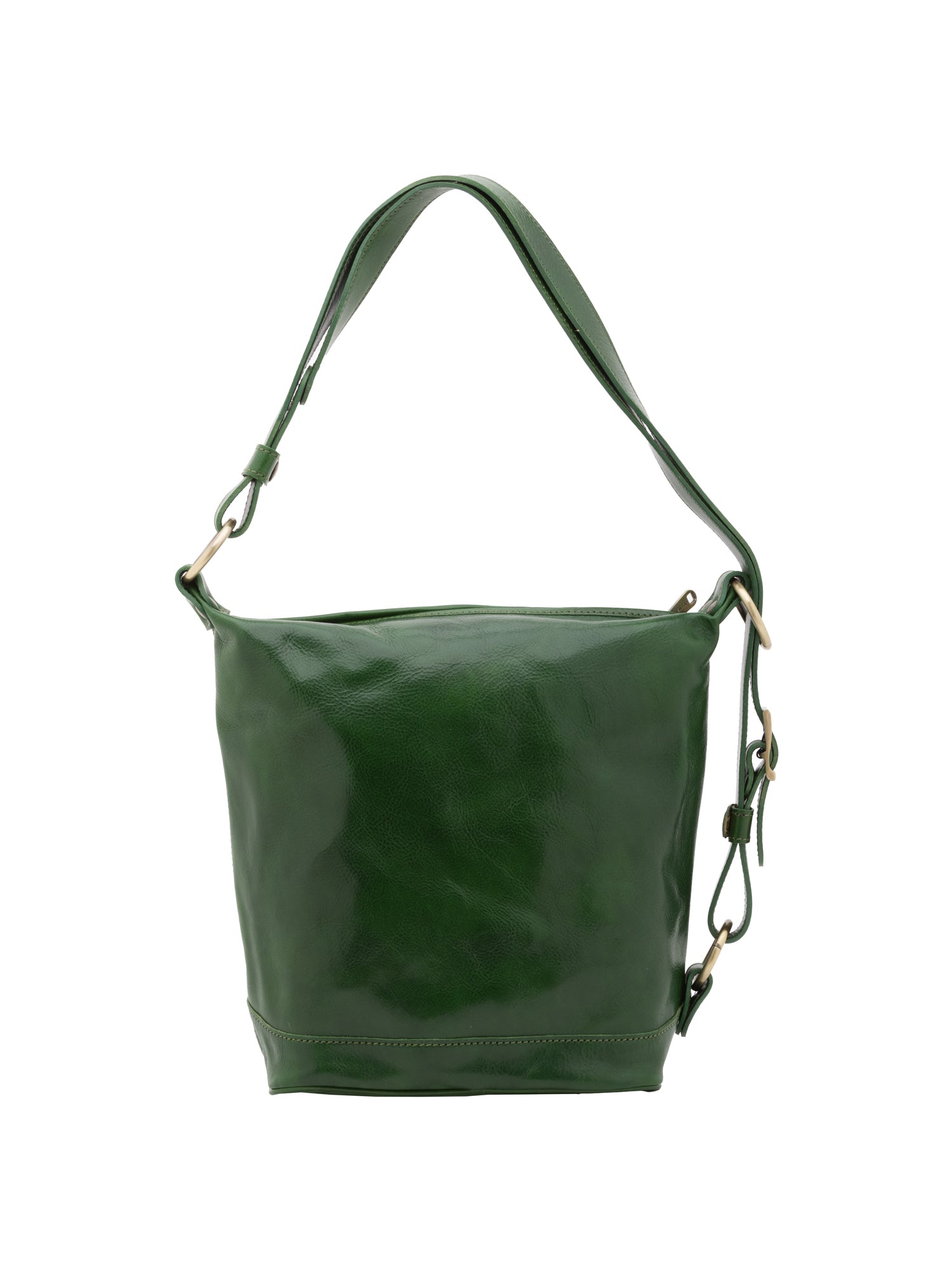 Bucket bag I Fratelli Women Genuine leather -Tmoro Verde