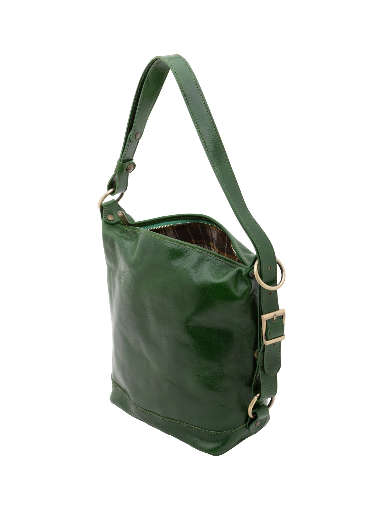Bucket bag I Fratelli Women Genuine leather -Tmoro Verde