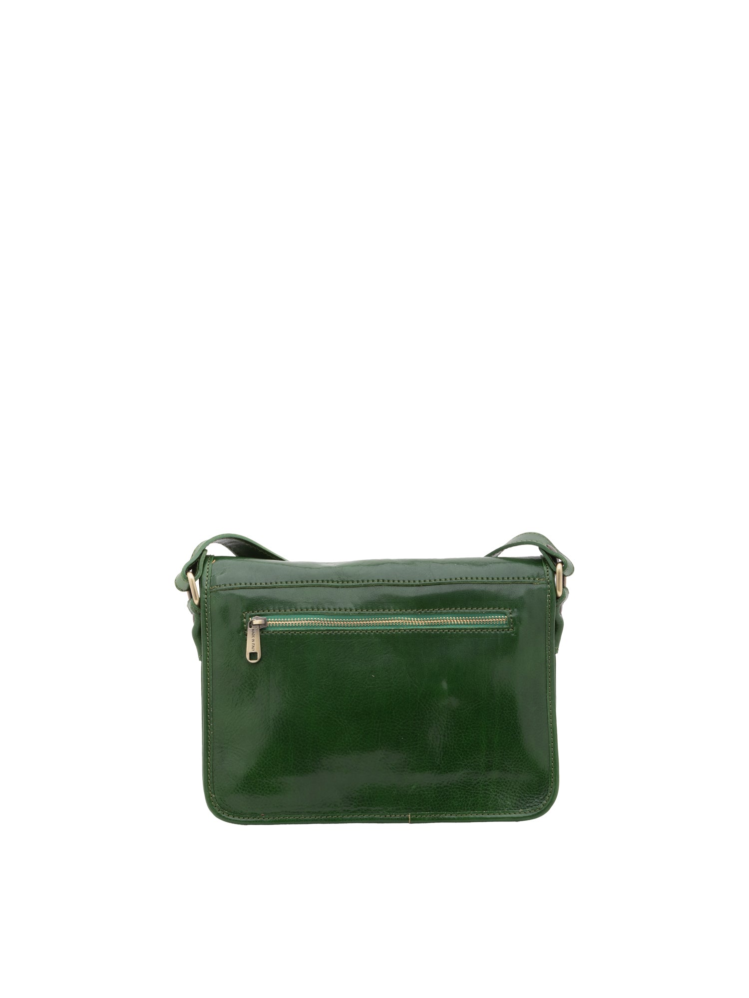 Crossbody bag I Fratelli Women Genuine leather -Blu Verde