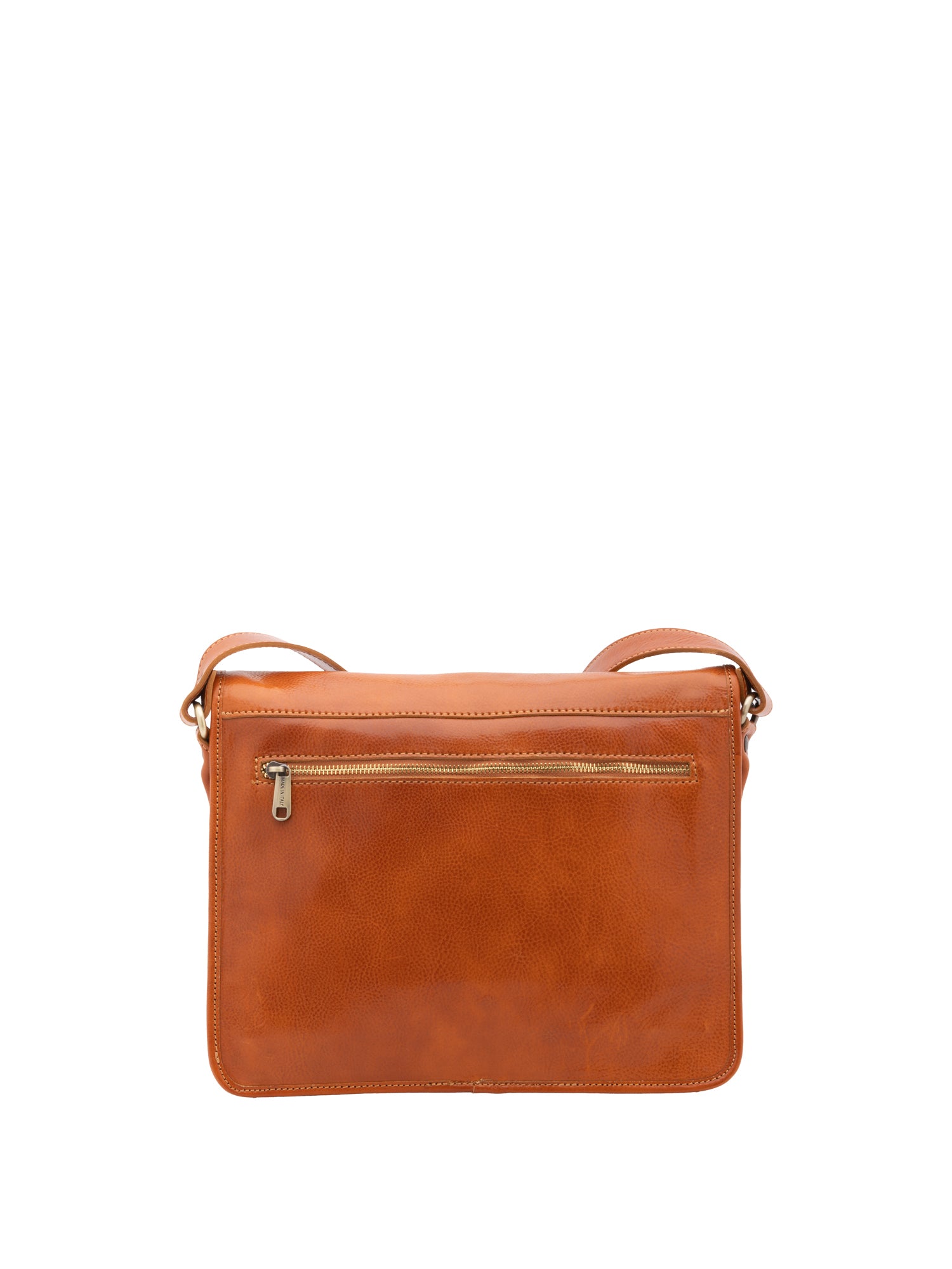 Crossbody bag I Fratelli Women Genuine leather -Tmoro Cognac