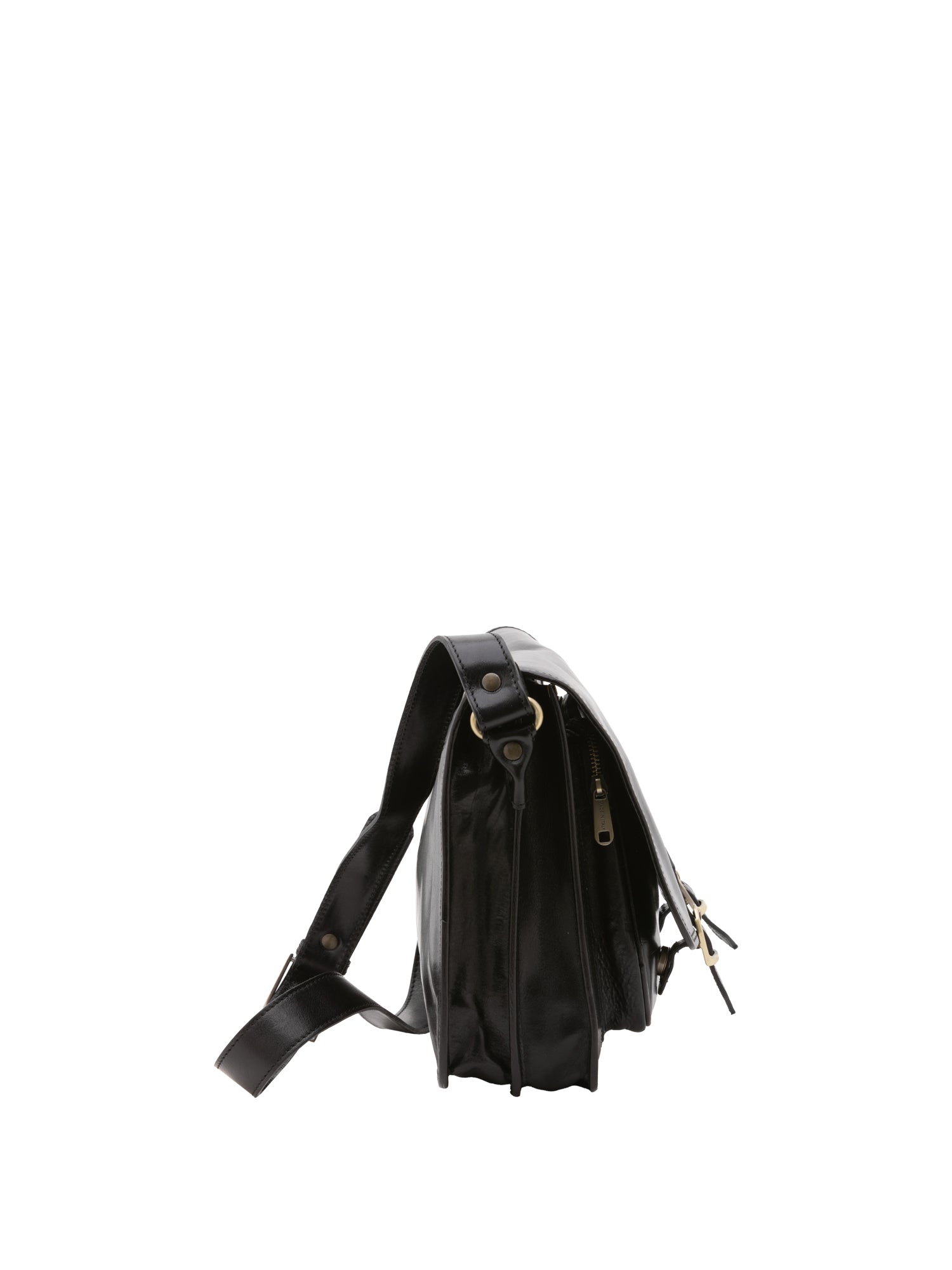 Crossbody bag I Fratelli Women Genuine leather -Tmoro Nero