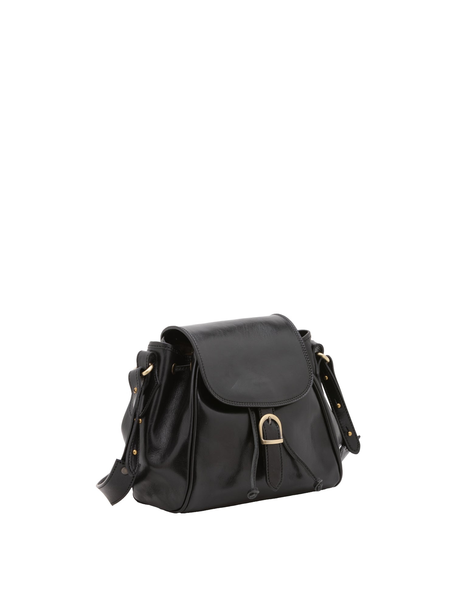 Bucket bag I Fratelli Women Genuine leather -Senape Nero