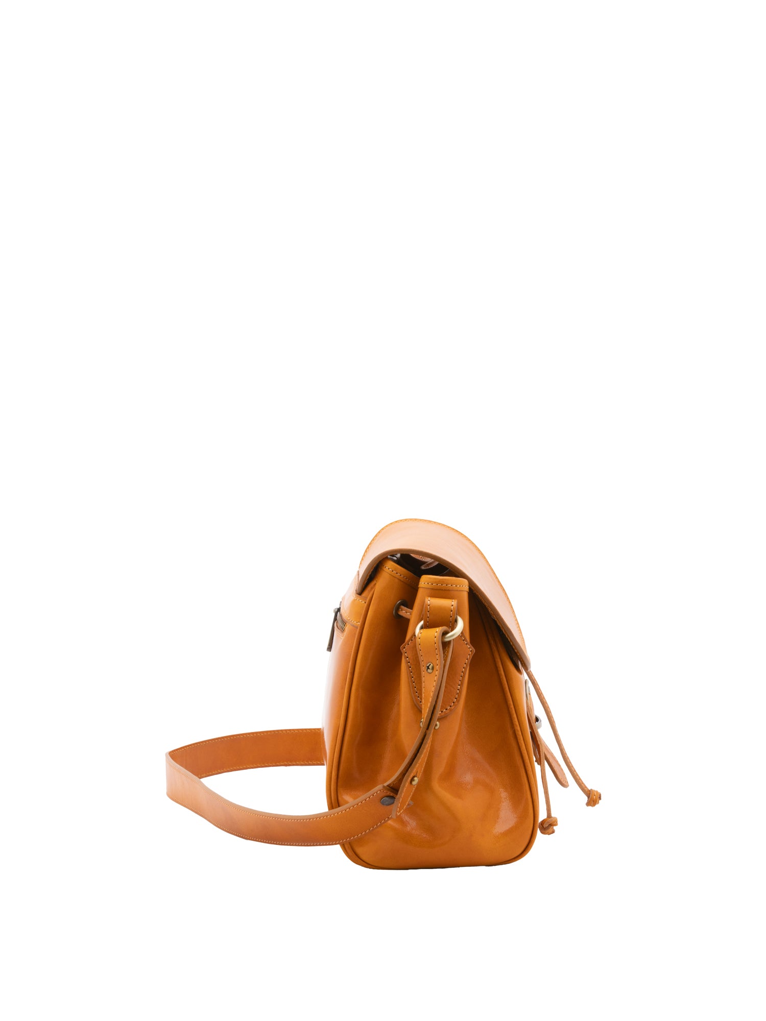 Bucket bag I Fratelli Women Genuine leather -Senape Senape