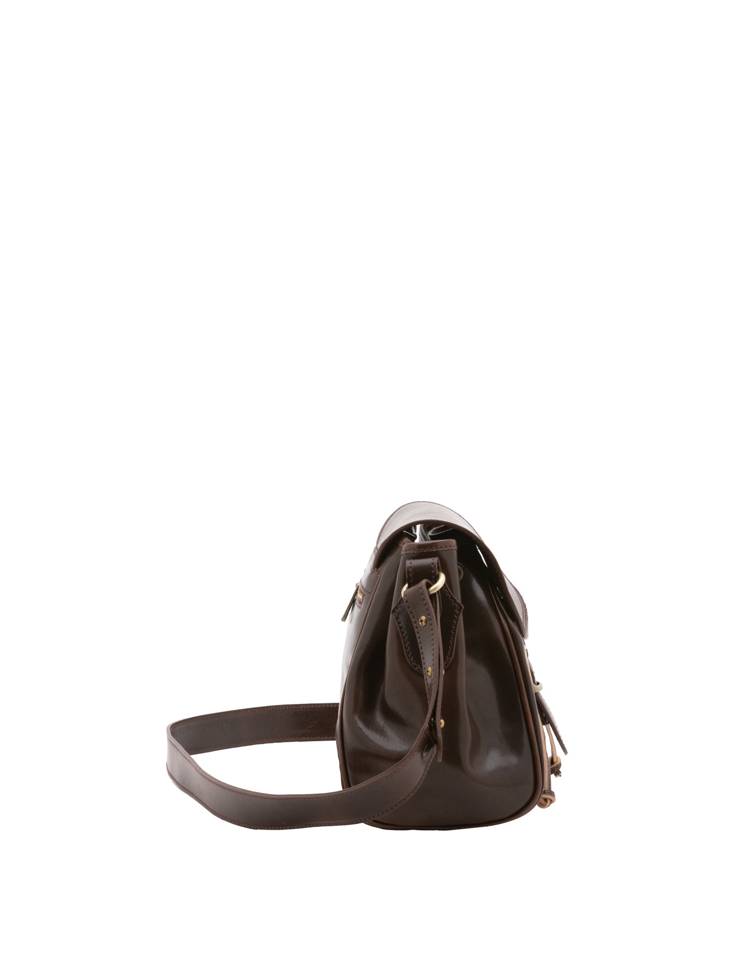 Bucket bag I Fratelli Women Genuine leather -Senape Bruciato