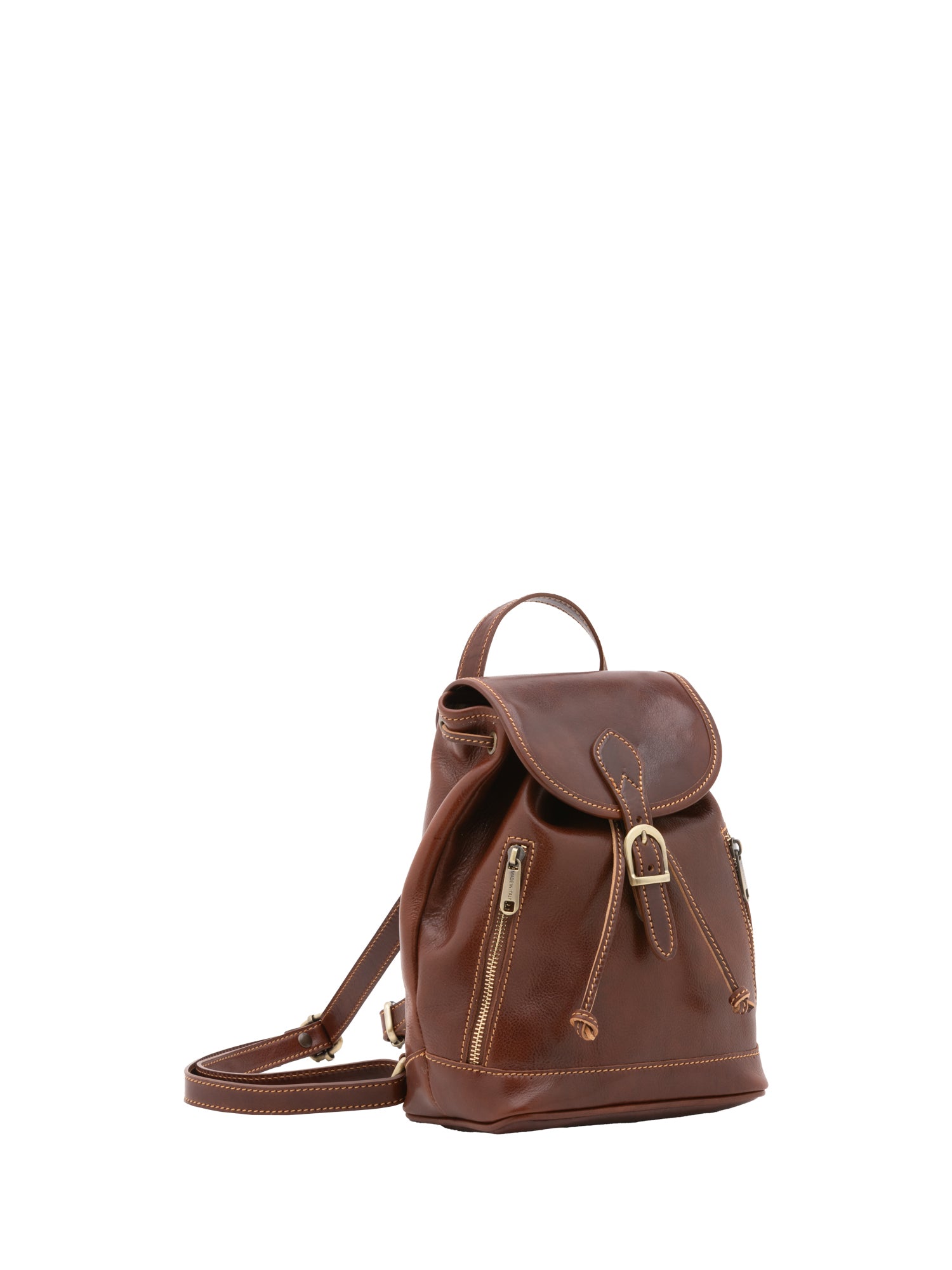 Shoulder Bag I Fratelli Women Genuine leather -Verde Marrone