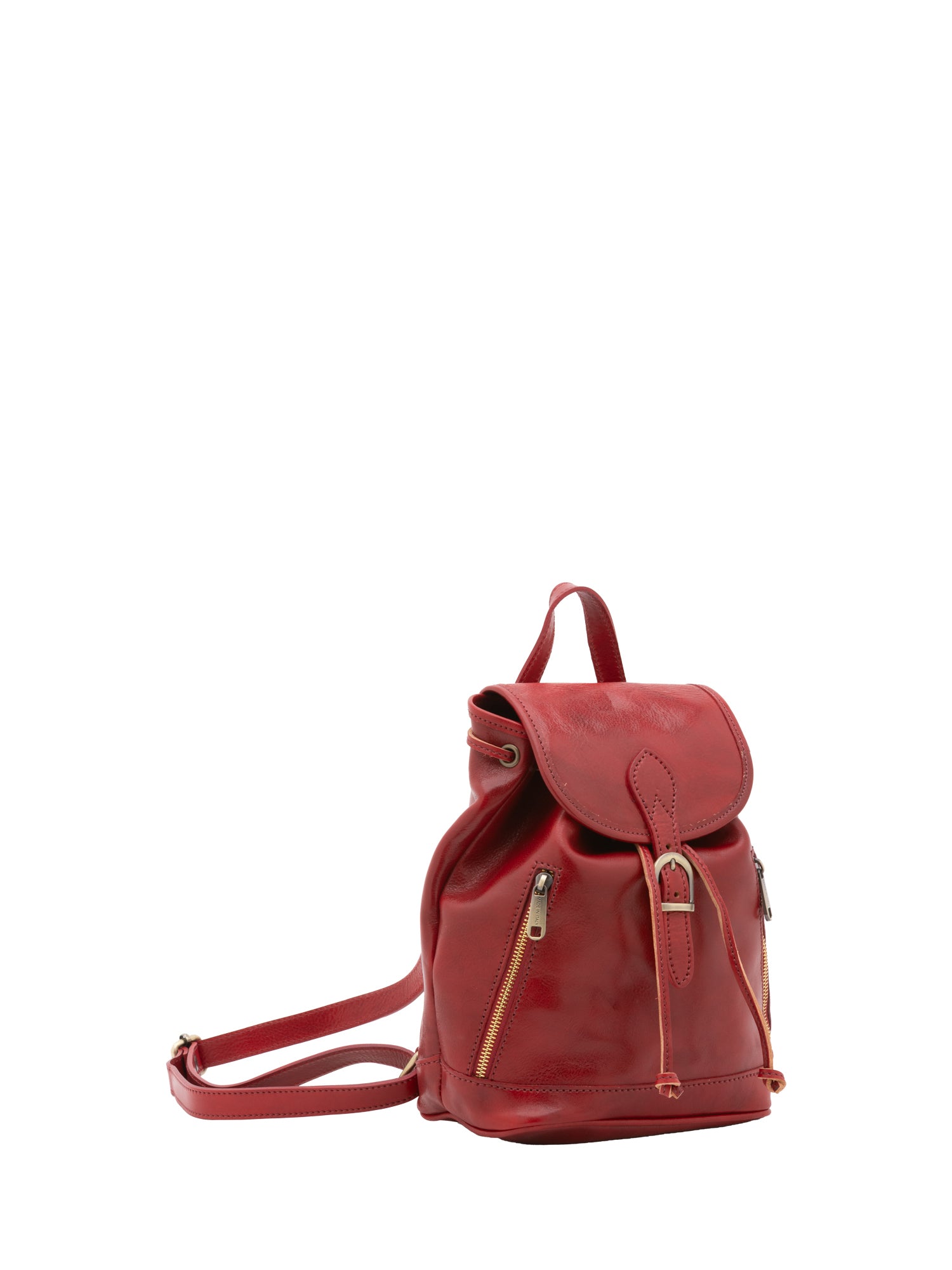 Shoulder Bag I Fratelli Women Genuine leather -Verde Rosso