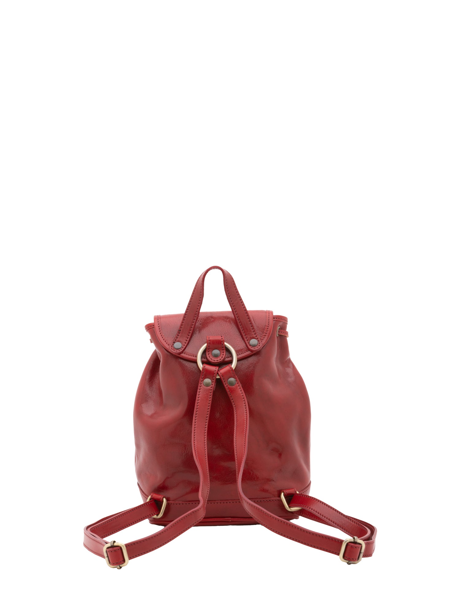 Shoulder Bag I Fratelli Women Genuine leather -Verde Rosso