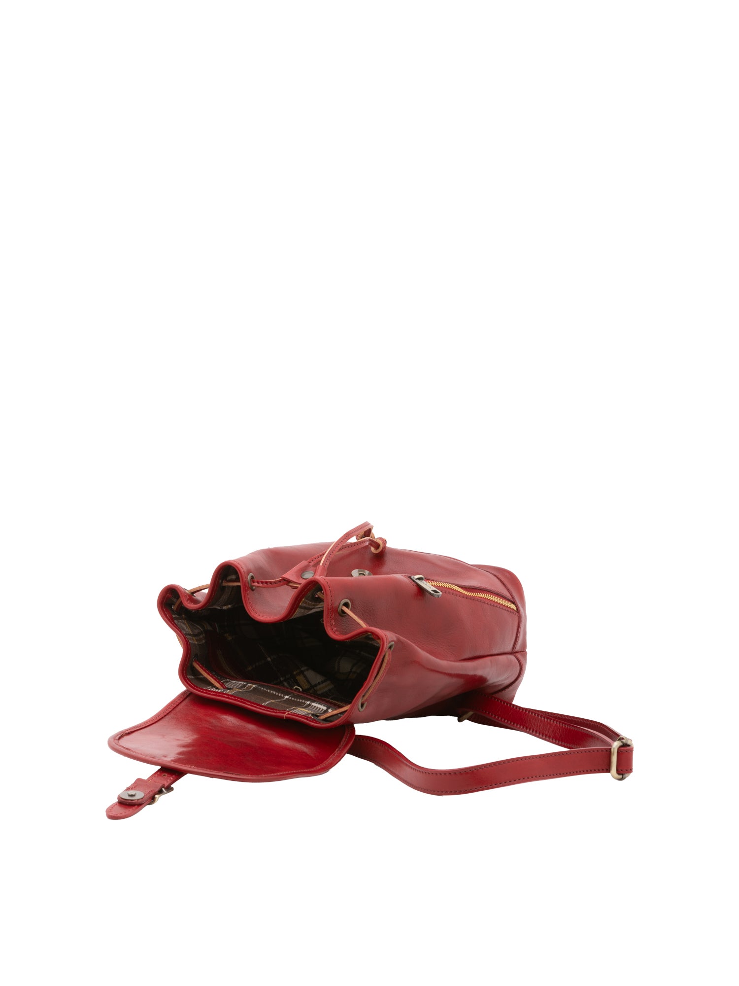 Shoulder Bag I Fratelli Women Genuine leather -Verde Rosso