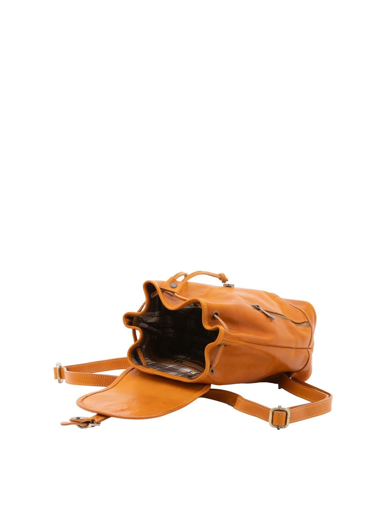 Shoulder Bag I Fratelli Women Genuine leather -Verde Senape