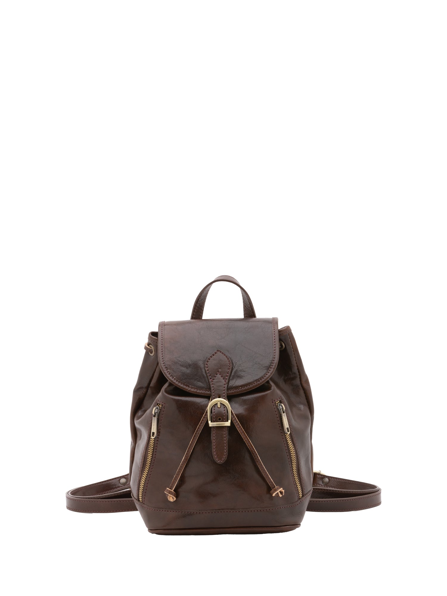 Shoulder Bag I Fratelli Women Genuine leather -Verde Testa di moro