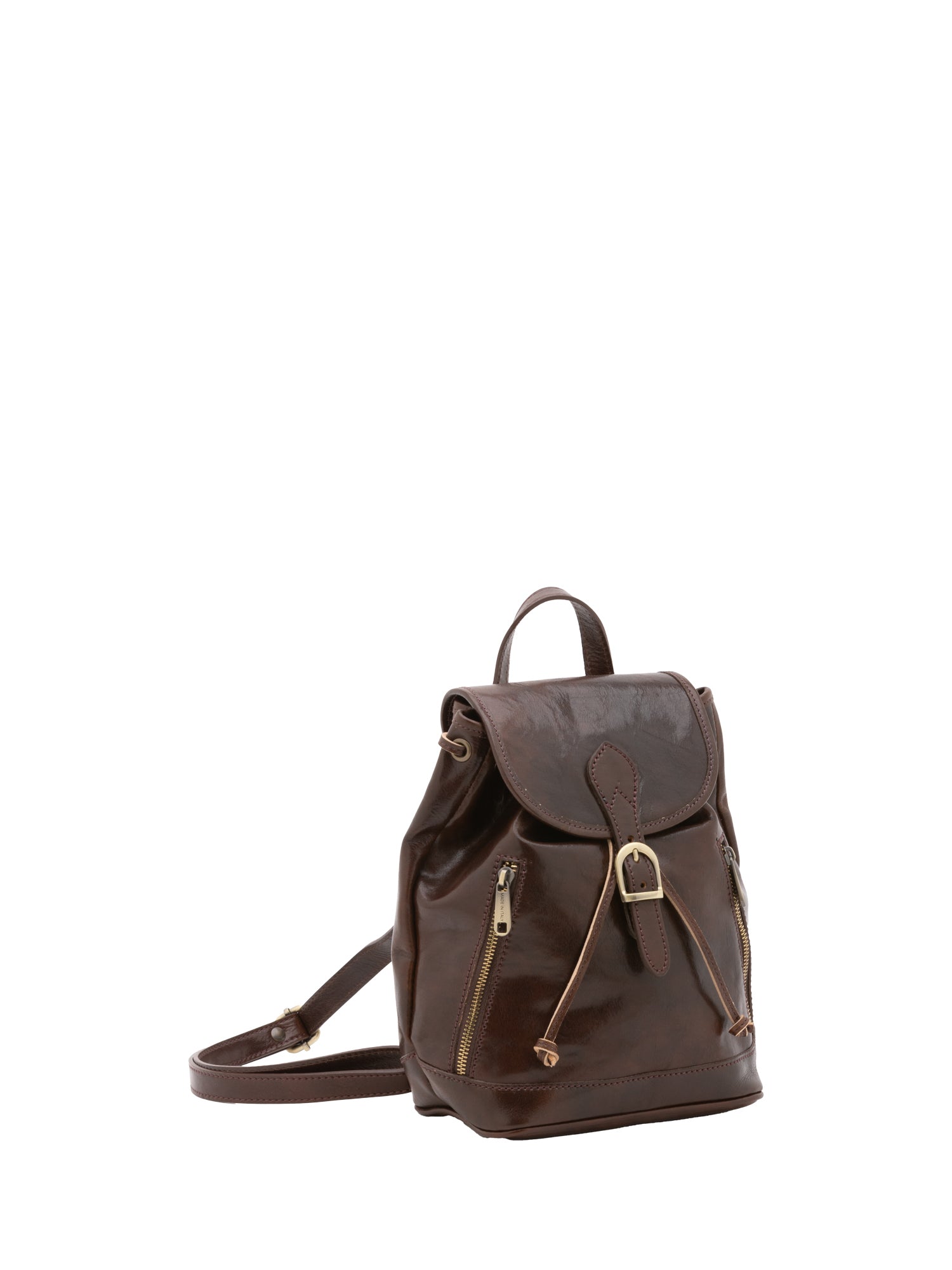 Shoulder Bag I Fratelli Women Genuine leather -Verde Testa di moro