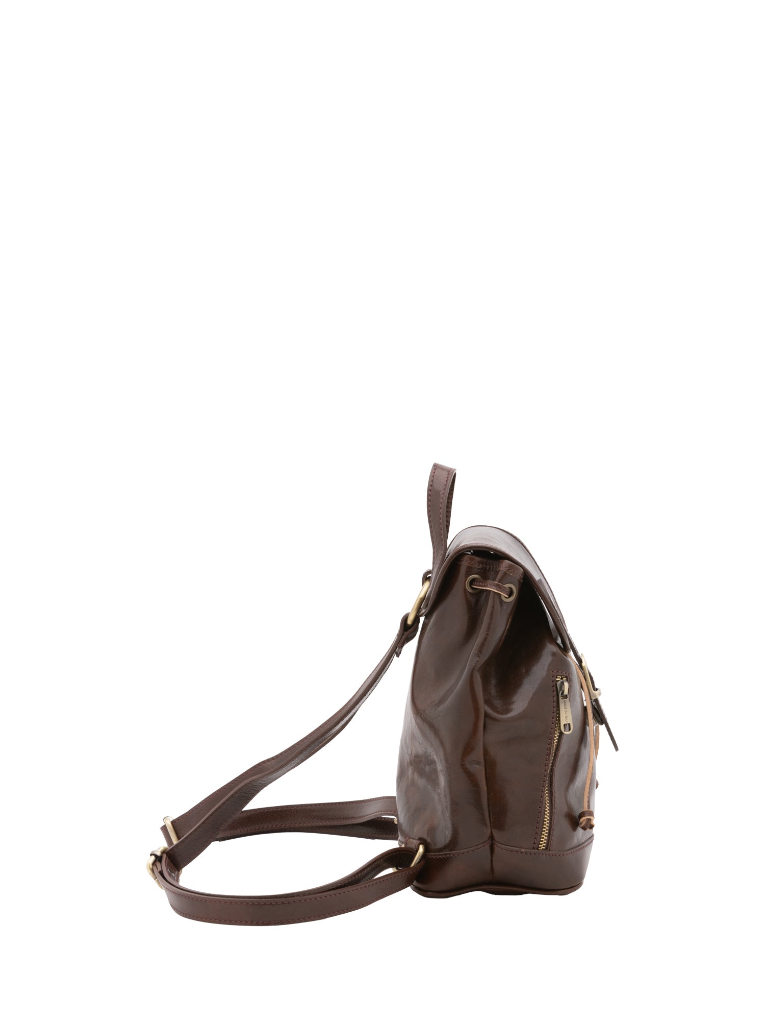 Shoulder Bag I Fratelli Women Genuine leather -Verde Testa di moro