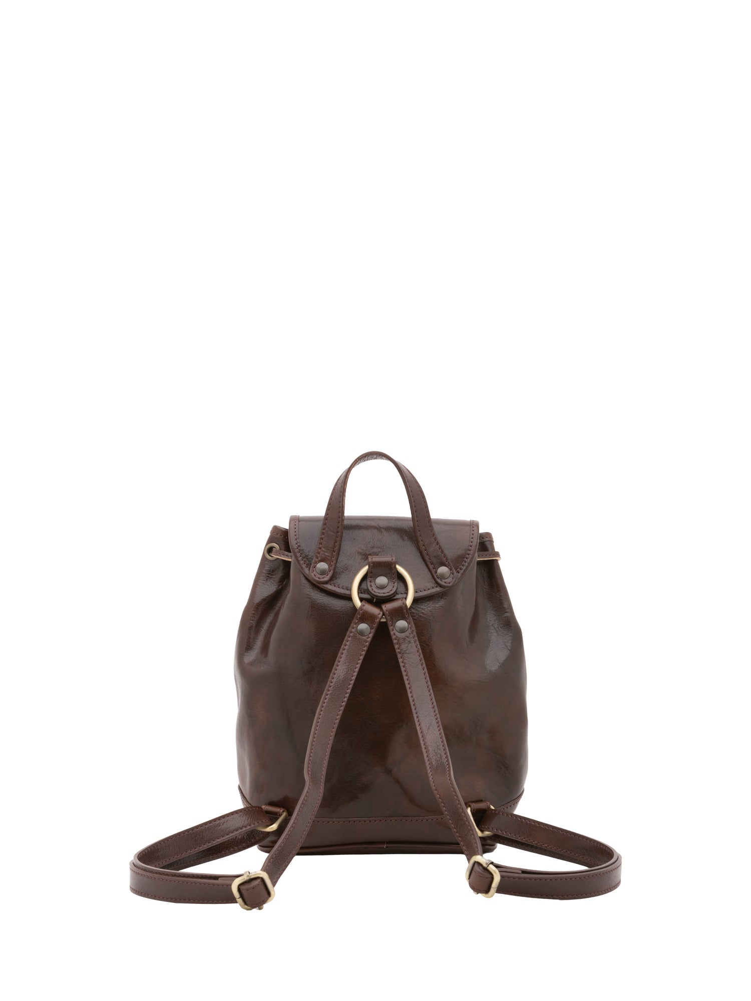 Shoulder Bag I Fratelli Women Genuine leather -Verde Testa di moro