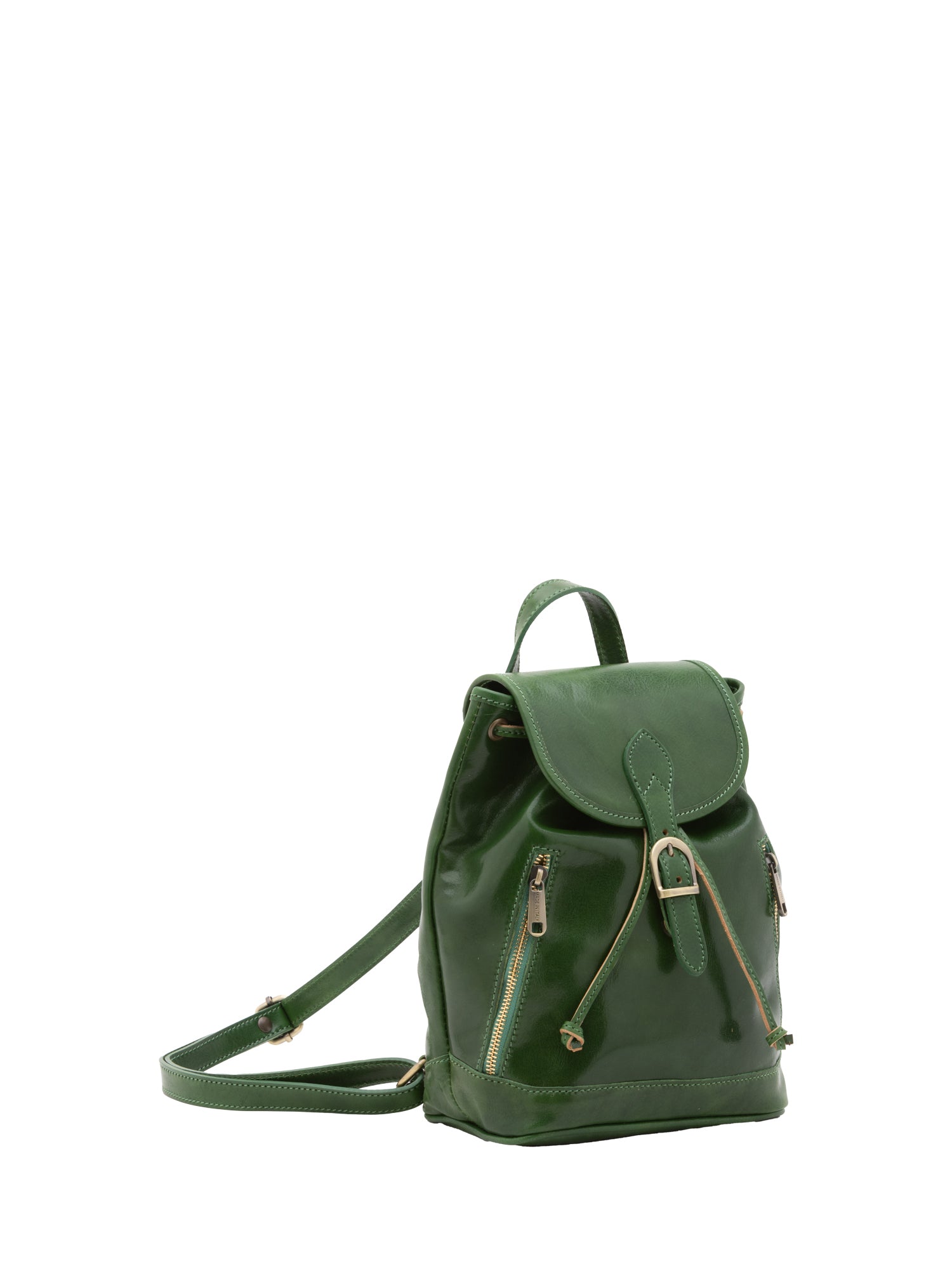 Shoulder Bag I Fratelli Women Genuine leather -Verde Verde