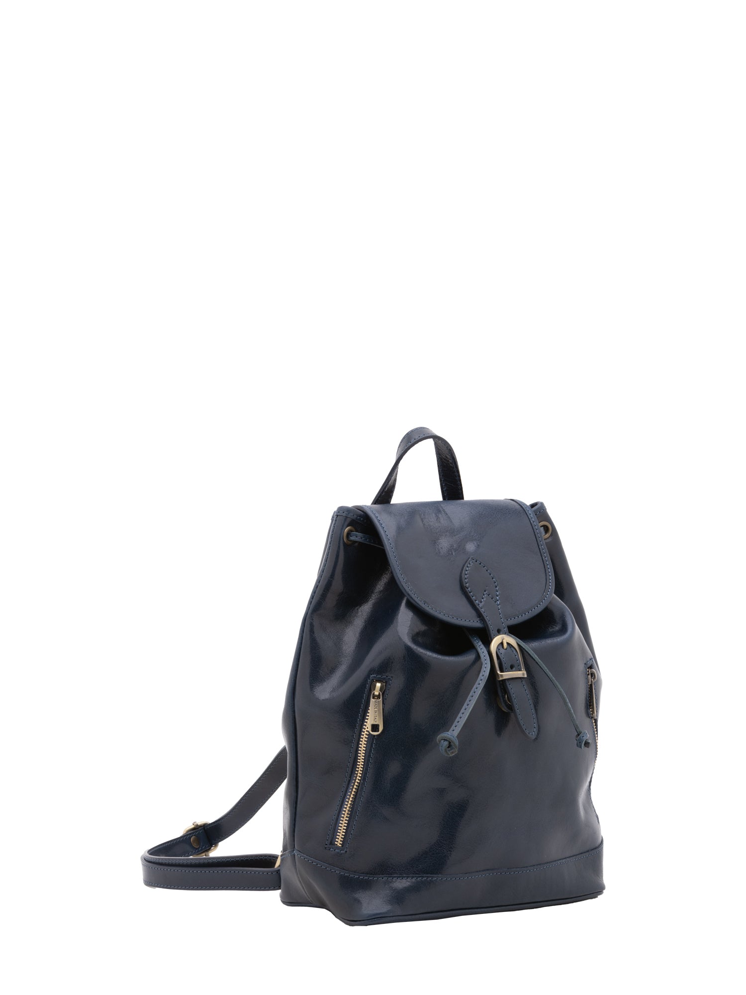 Shoulder Bag I Fratelli Women Genuine leather -Nero Blu