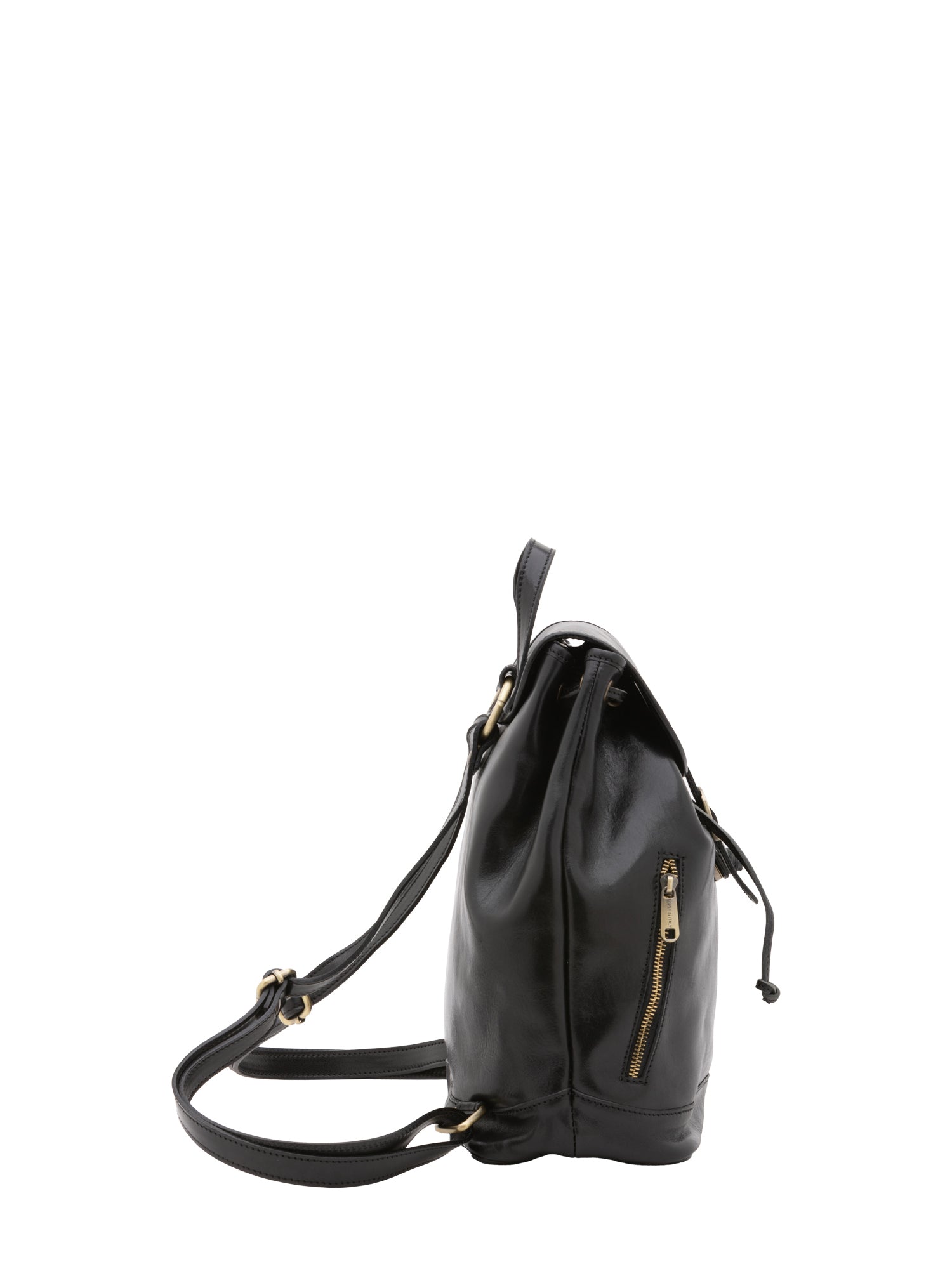 Shoulder Bag I Fratelli Women Genuine leather -Nero Nero
