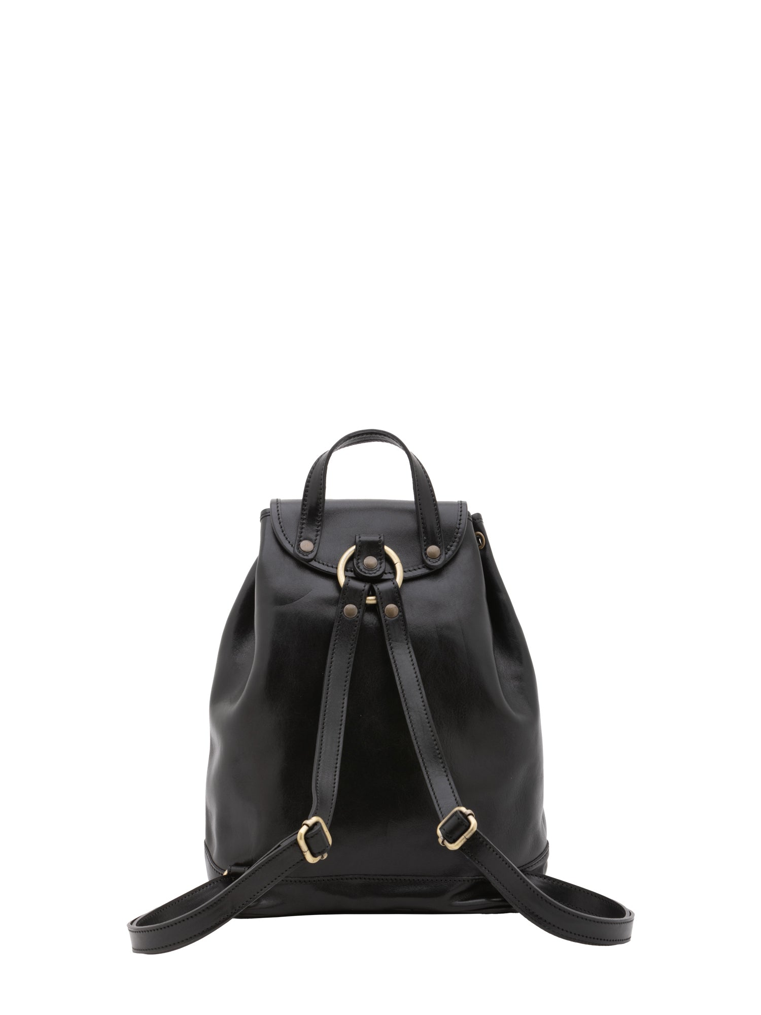 Shoulder Bag I Fratelli Women Genuine leather -Nero Nero