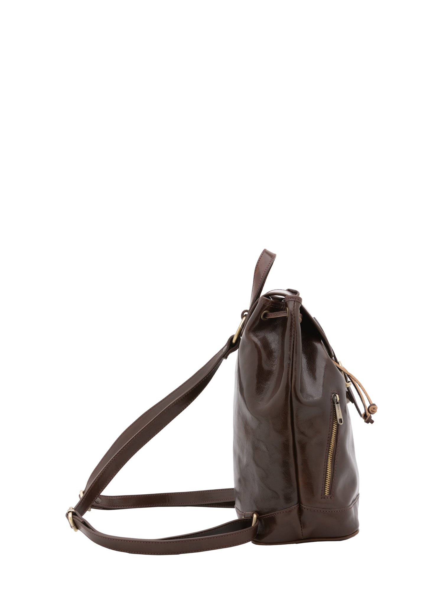 Shoulder Bag I Fratelli Women Genuine leather -Nero Bruciato