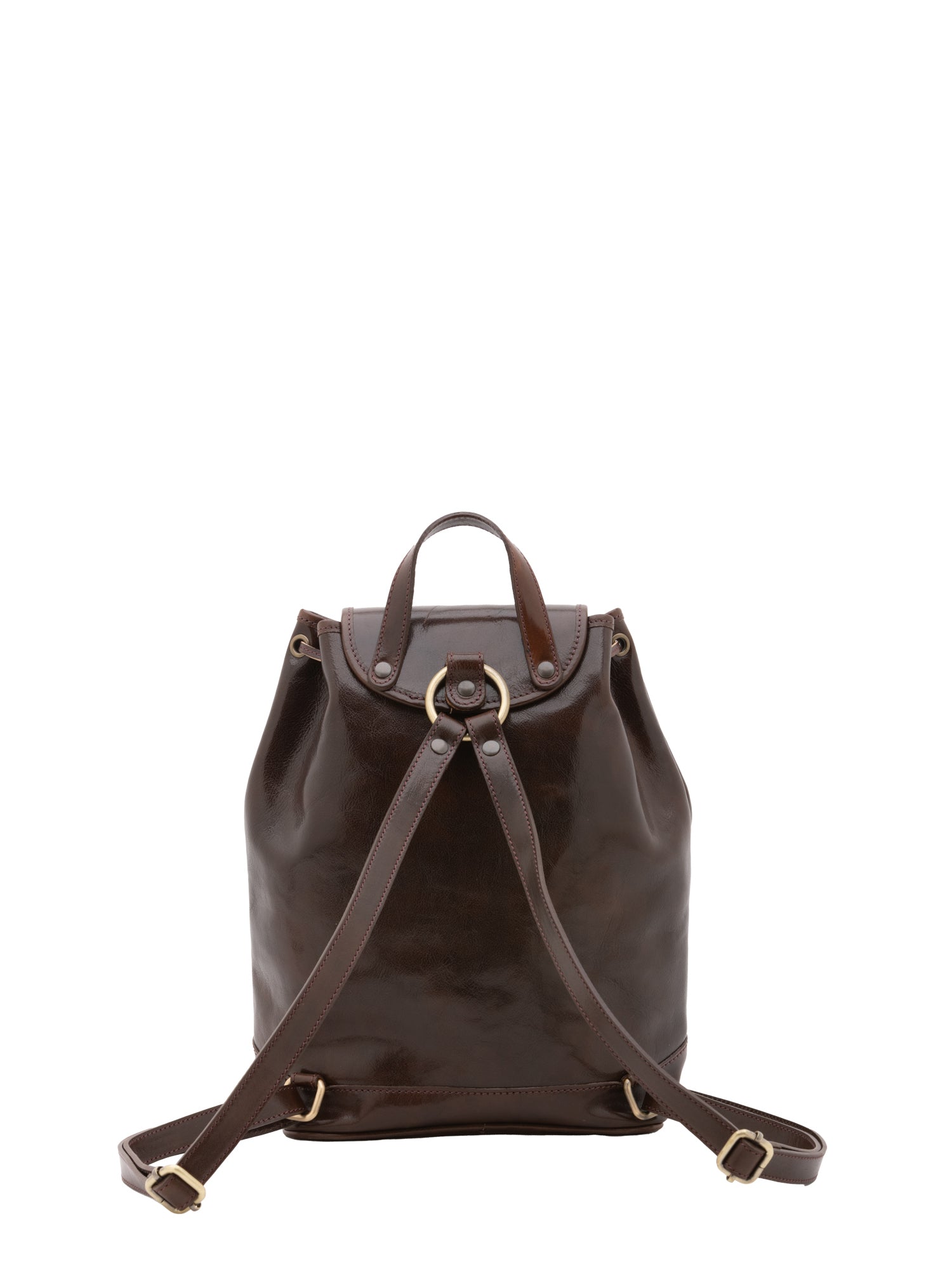 Shoulder Bag I Fratelli Women Genuine leather -Nero Bruciato