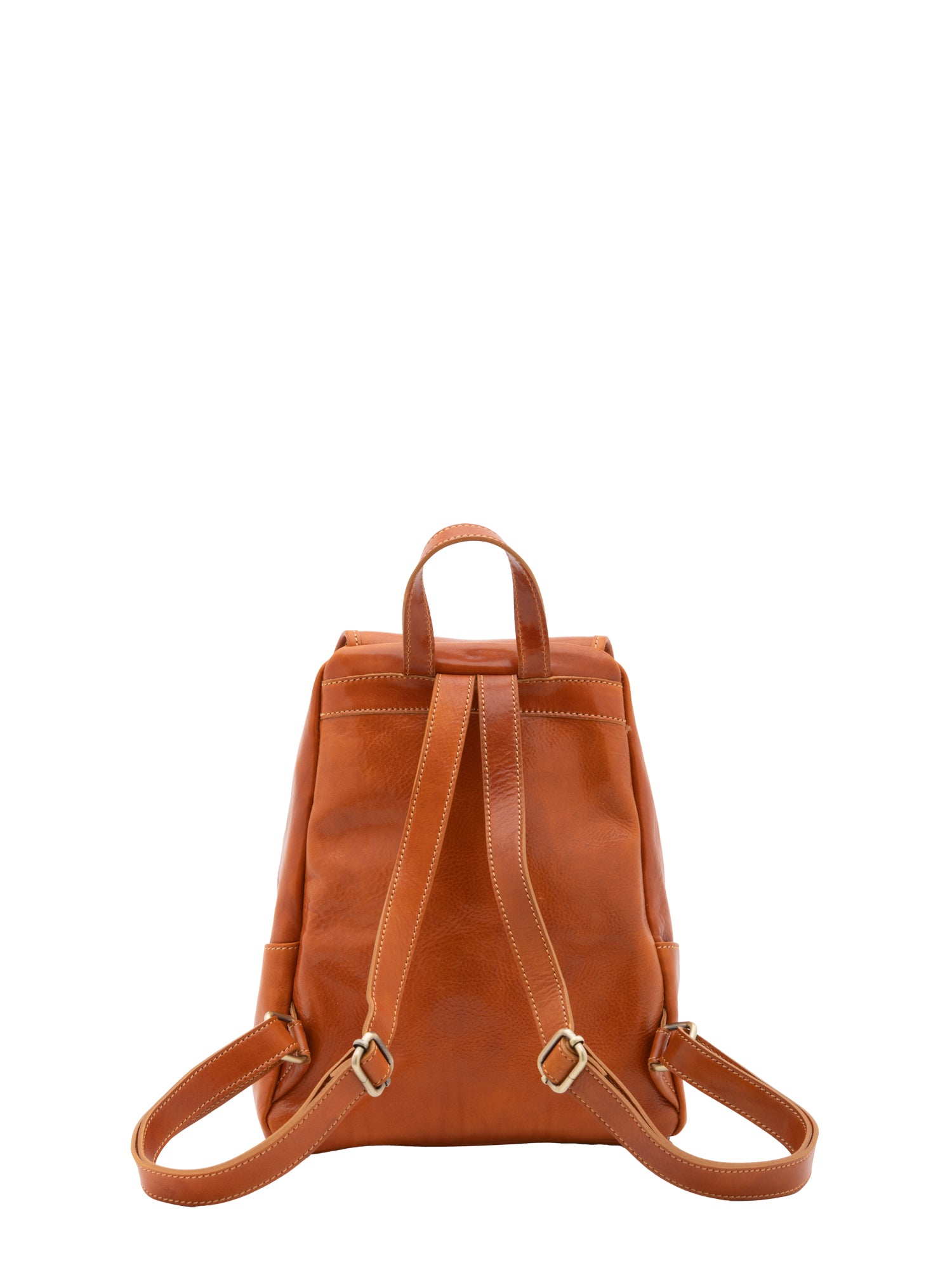 Shoulder Bag I Fratelli Women Genuine leather -Verde Cognac