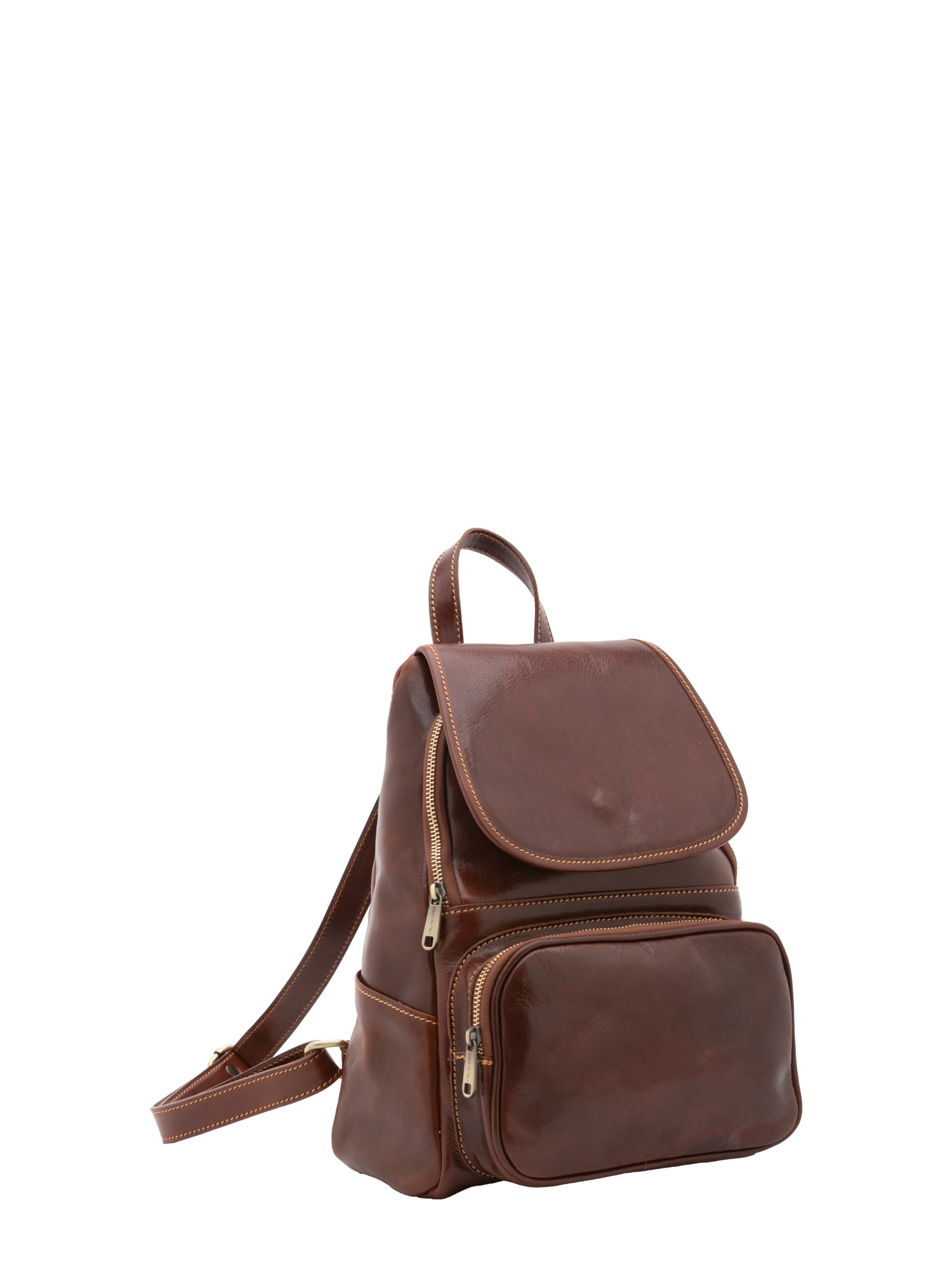Shoulder Bag I Fratelli Women Genuine leather -Verde Marrone