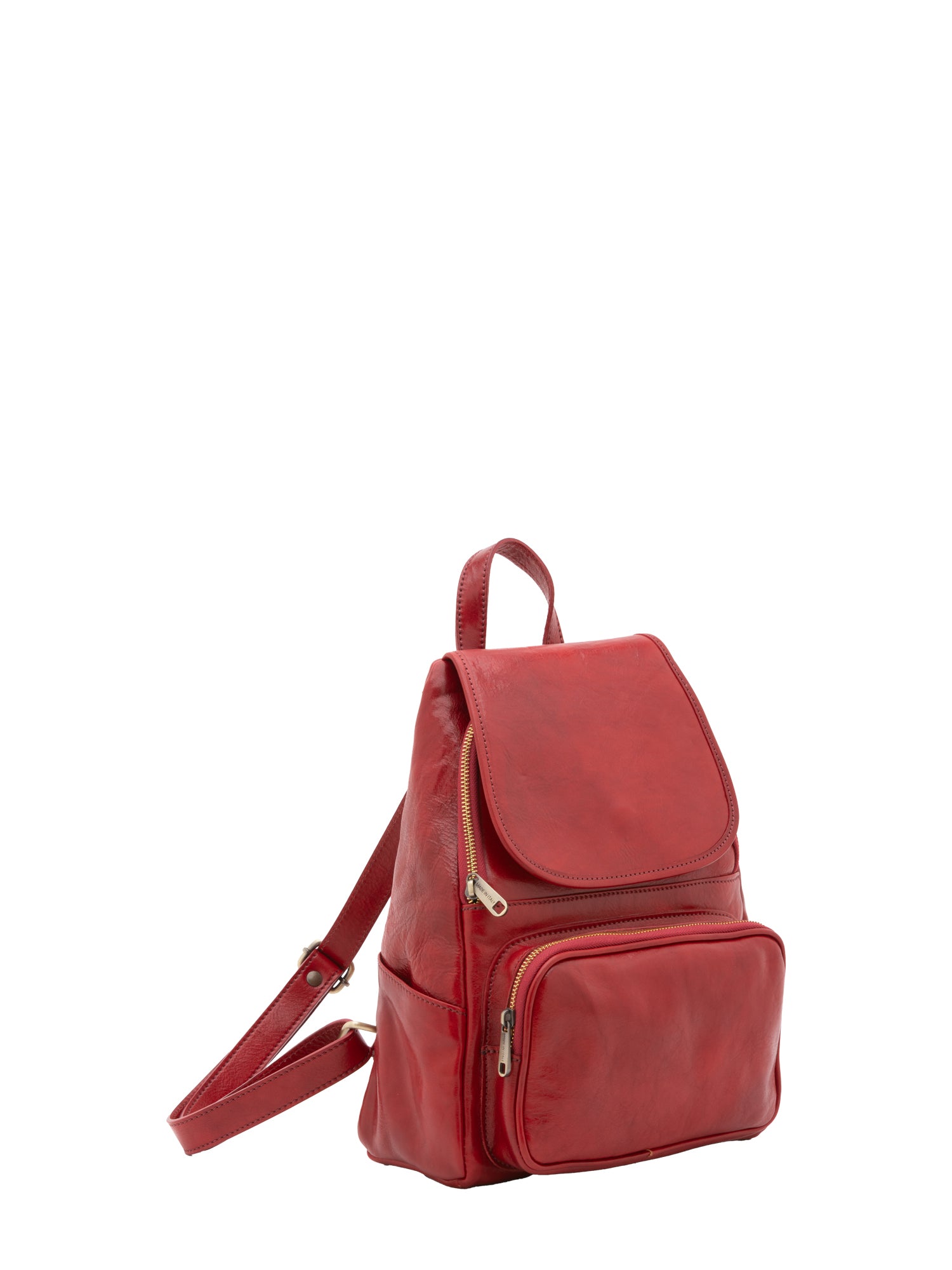 Shoulder Bag I Fratelli Women Genuine leather -Verde Rosso
