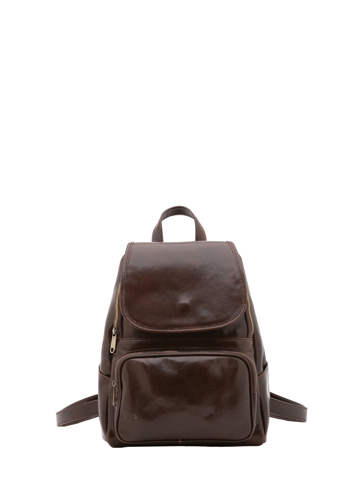 Shoulder Bag I Fratelli Women Genuine leather -Verde Testa di moro