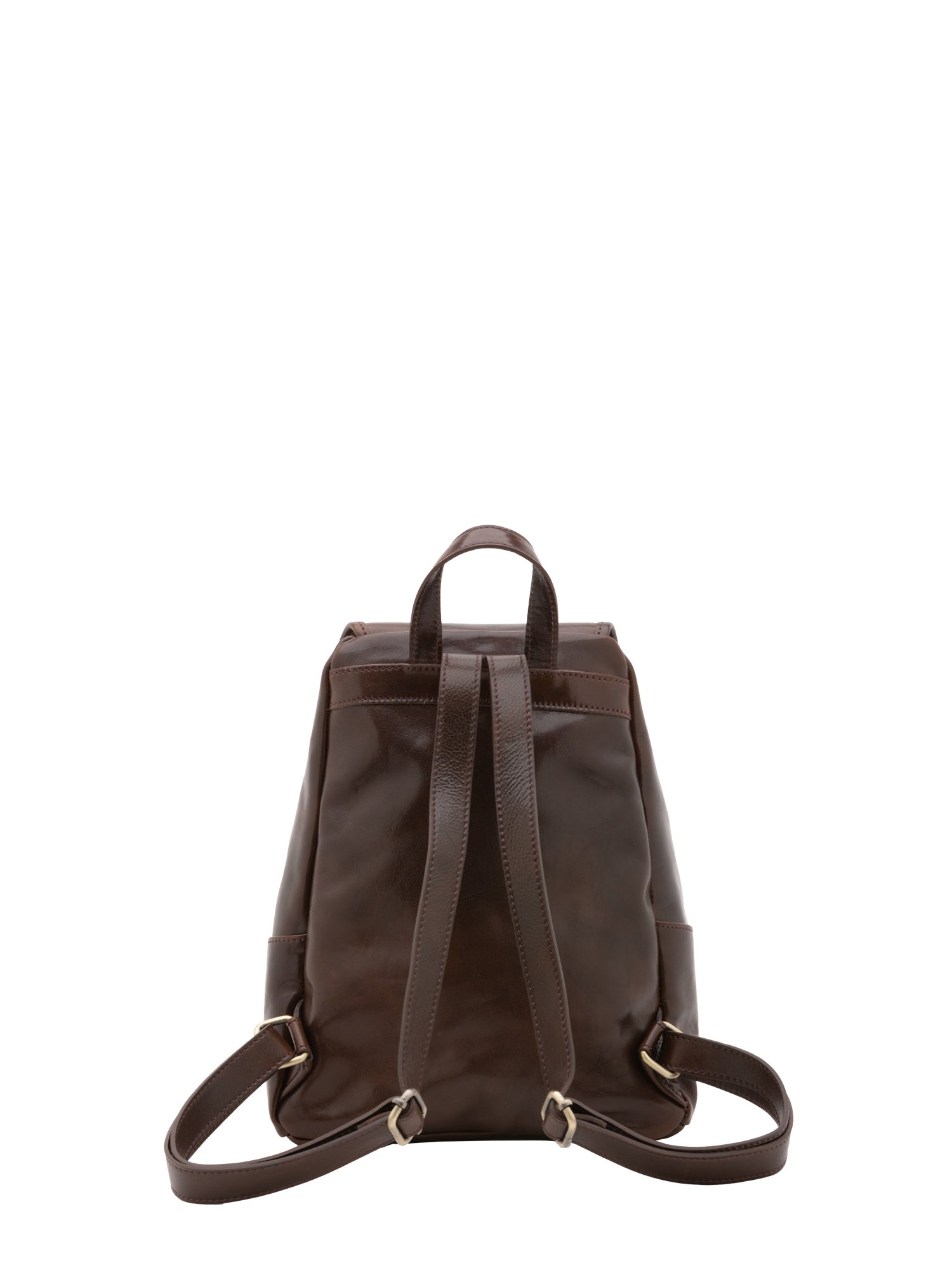 Shoulder Bag I Fratelli Women Genuine leather -Verde Testa di moro
