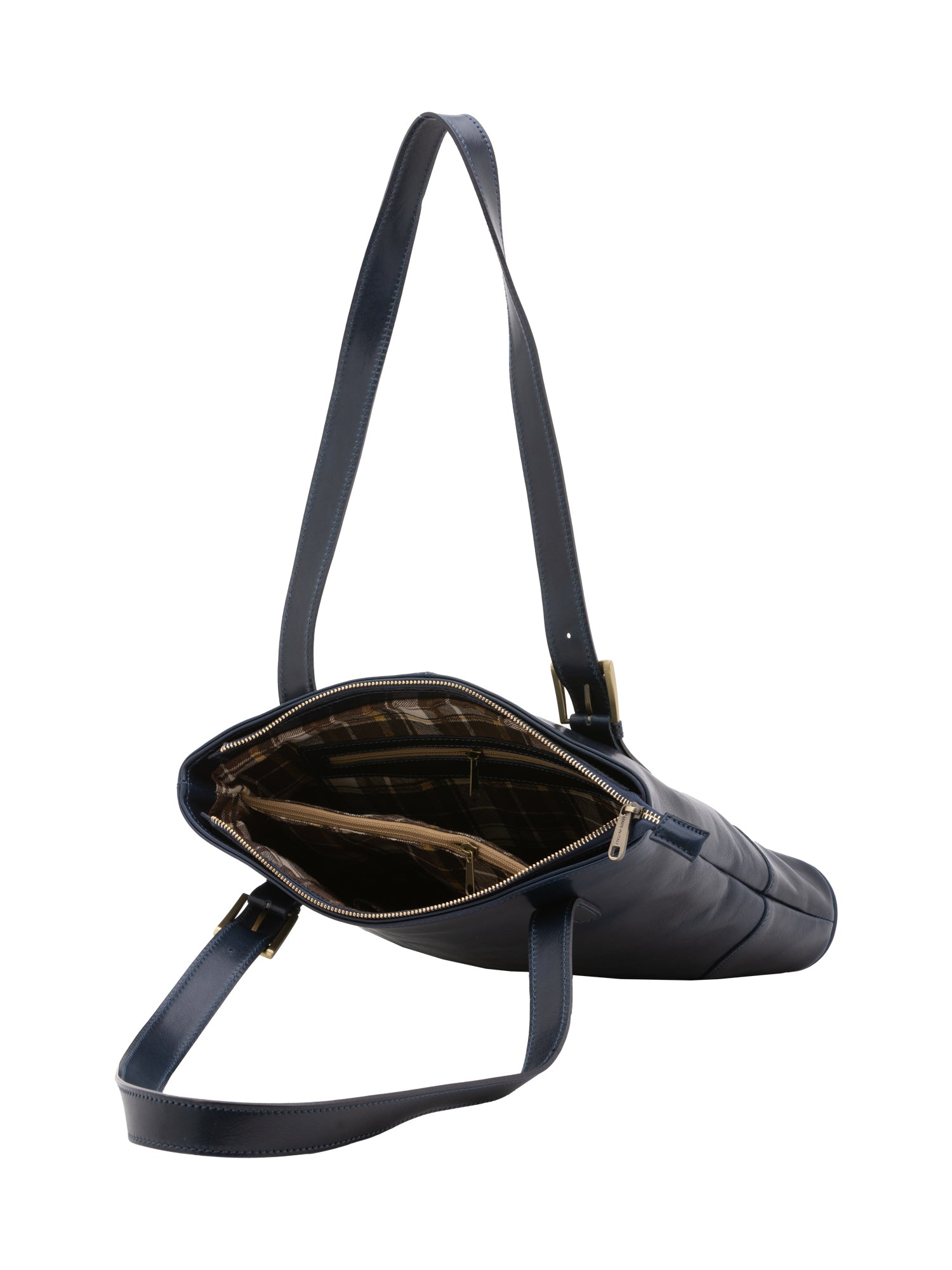 Shoulder Bag I Fratelli Women Genuine leather -Blu Blu