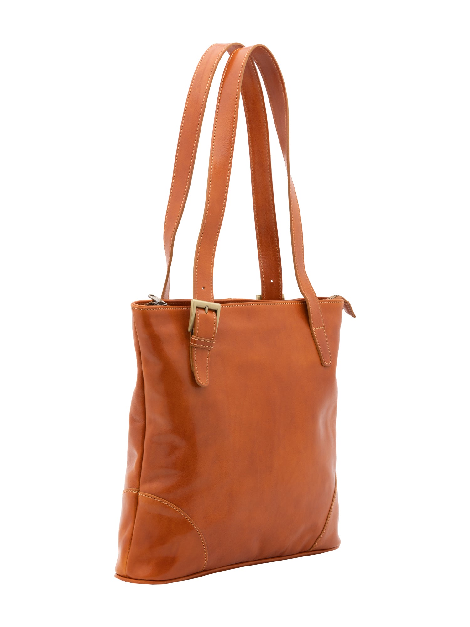 Shoulder Bag I Fratelli Women Genuine leather -Blu Cognac