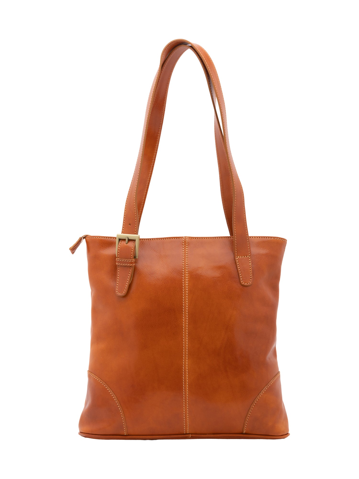 Shoulder Bag I Fratelli Women Genuine leather -Blu Cognac