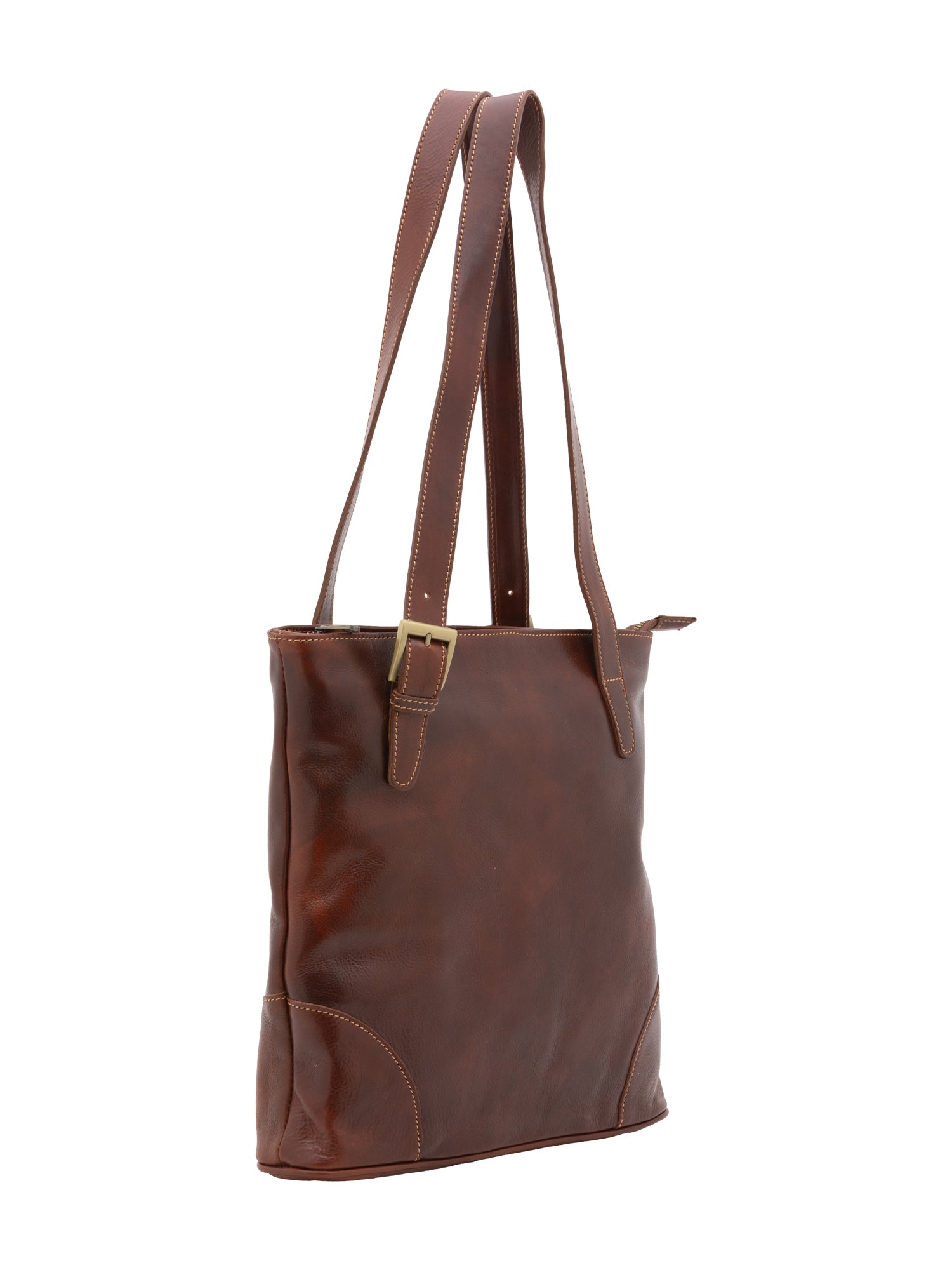 Shoulder Bag I Fratelli Women Genuine leather -Blu Marrone