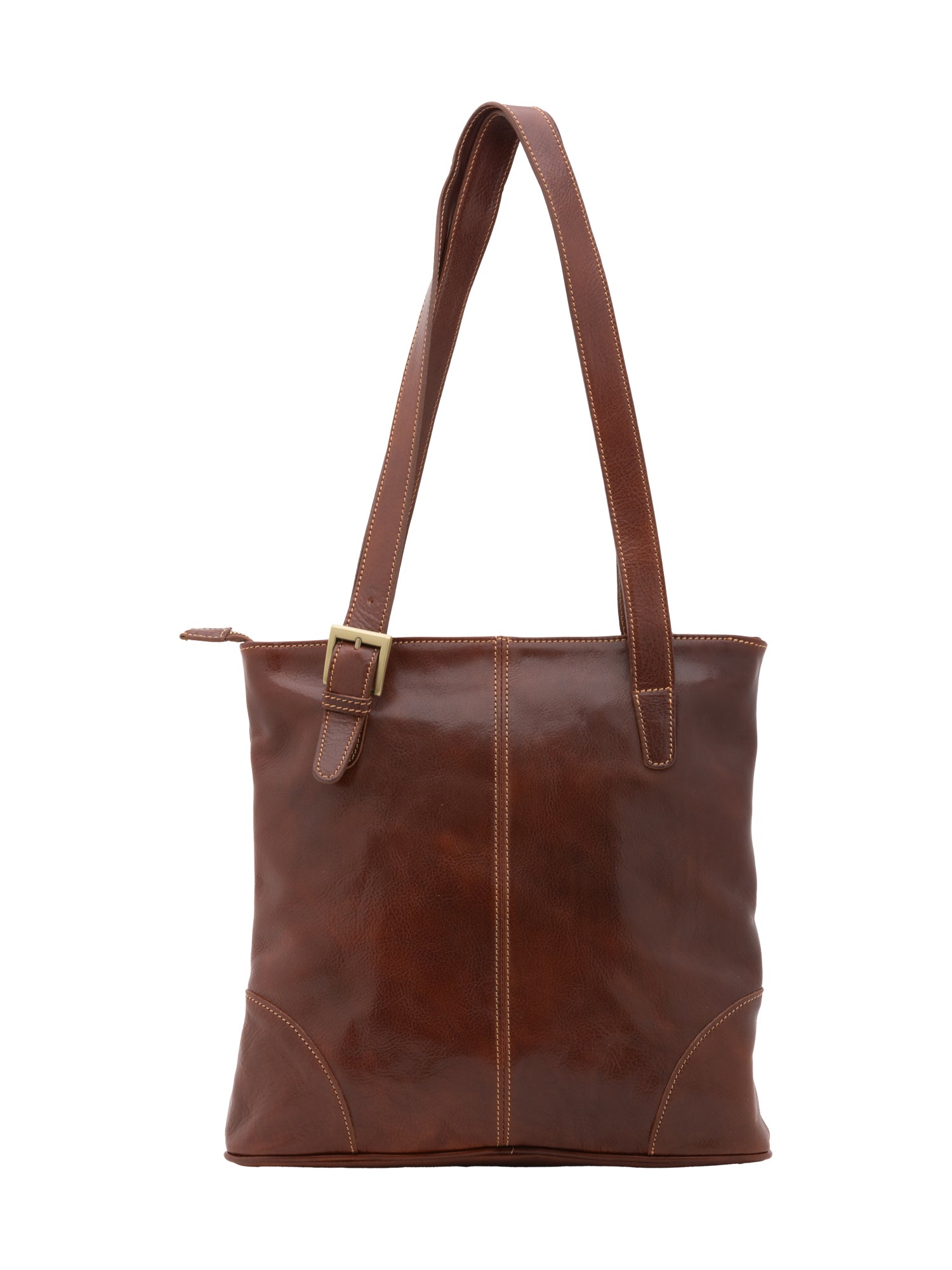 Shoulder Bag I Fratelli Women Genuine leather -Blu Marrone