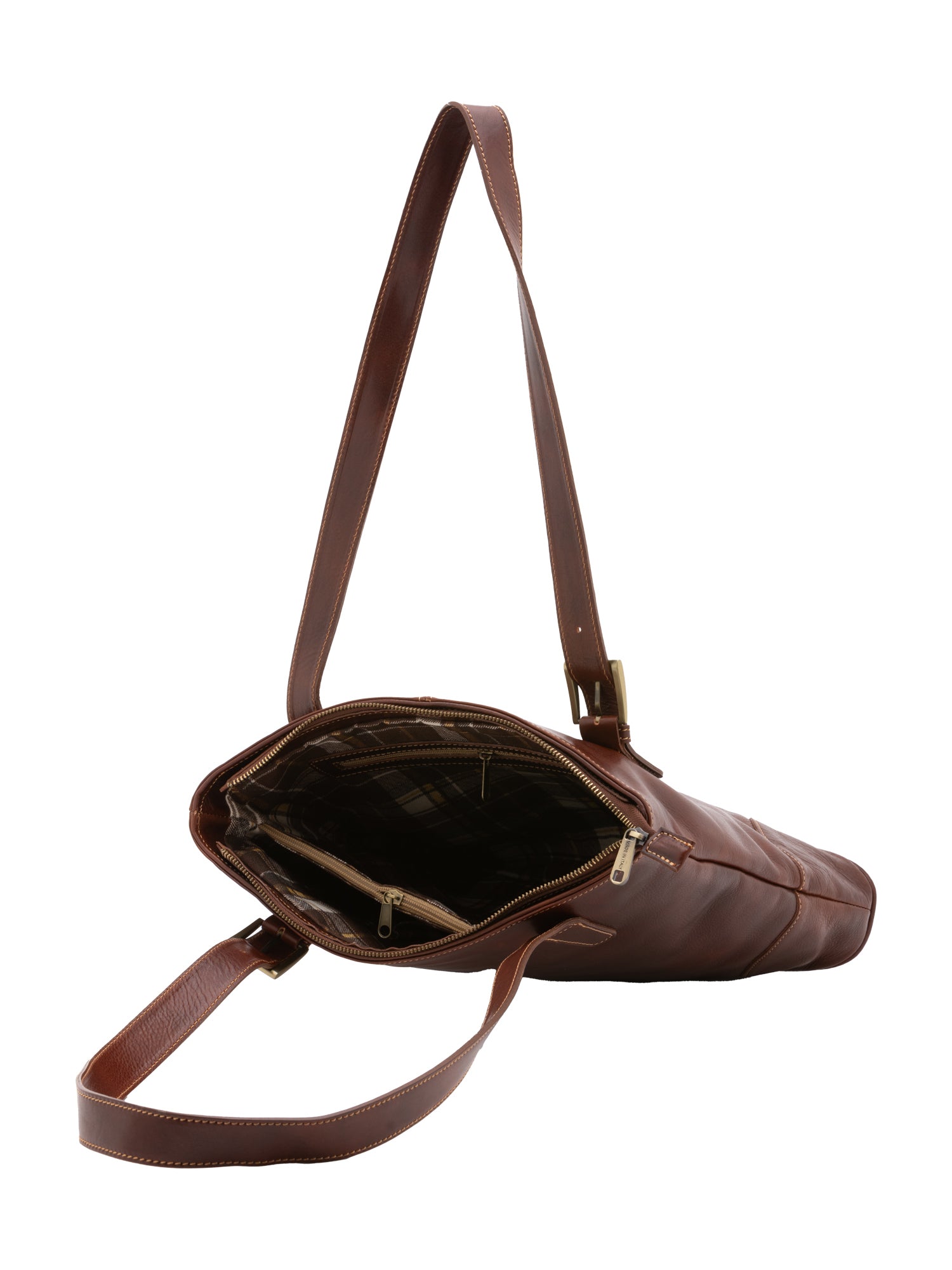 Shoulder Bag I Fratelli Women Genuine leather -Blu Marrone