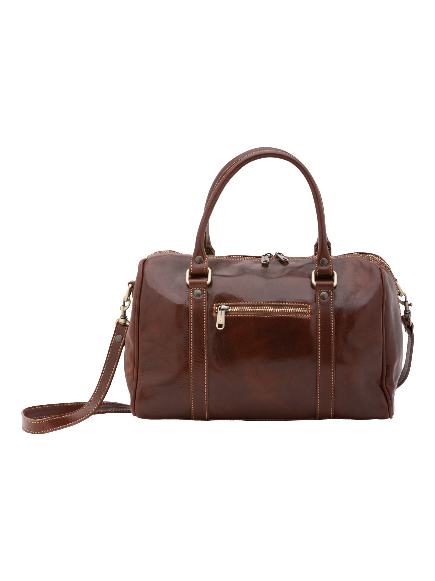 Bowler bag I Fratelli Women Genuine leather -Tmoro Marrone