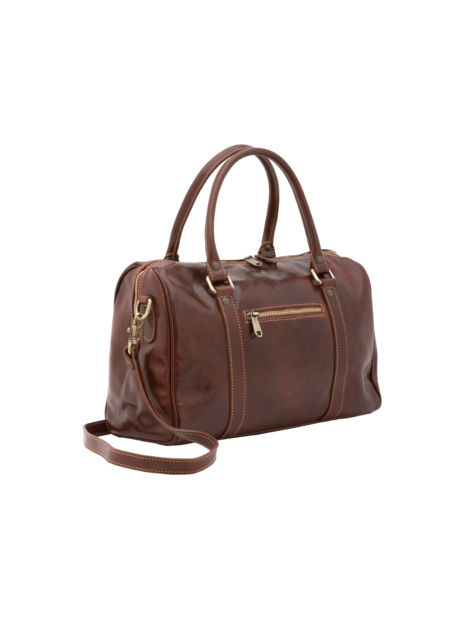 Bowler bag I Fratelli Women Genuine leather -Tmoro Marrone