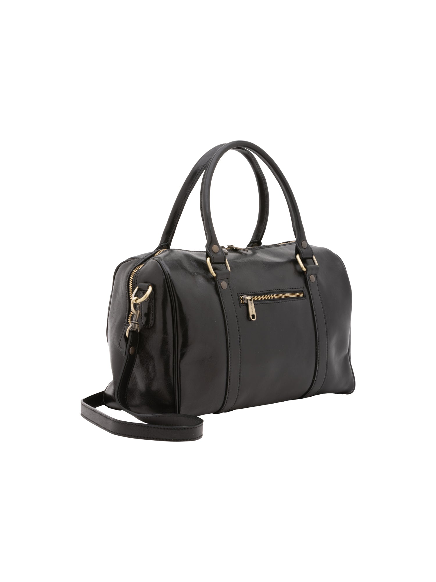 Bowler bag I Fratelli Women Genuine leather -Tmoro Nero