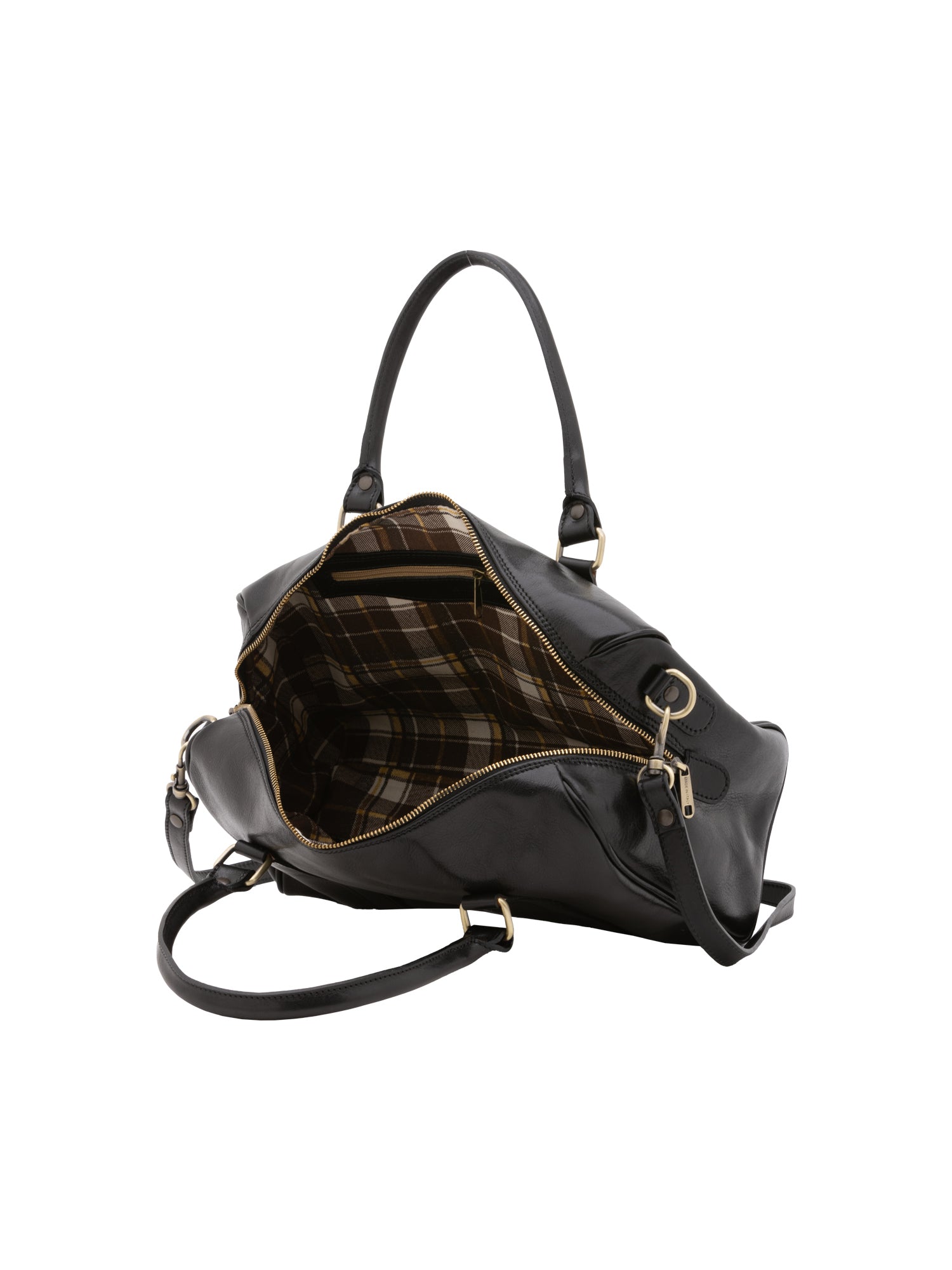 Bowler bag I Fratelli Women Genuine leather -Tmoro Nero