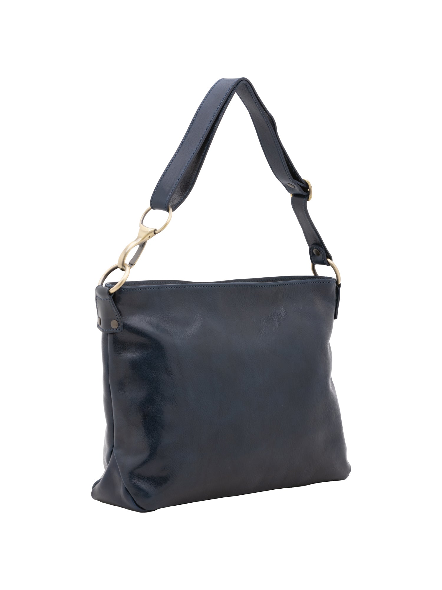 Shoulder Bag I Fratelli Women Genuine leather -Cognac Blu