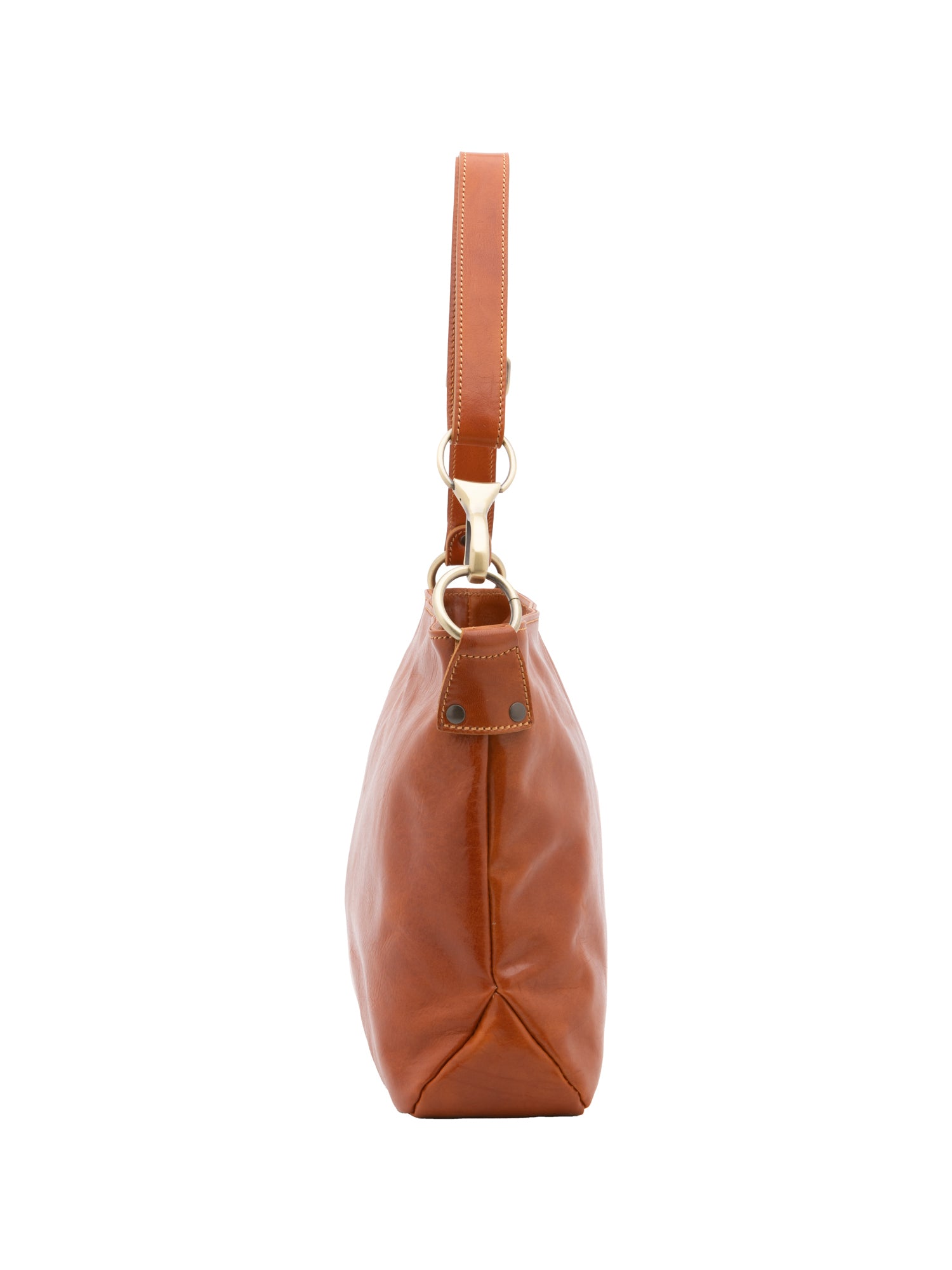 Shoulder Bag I Fratelli Women Genuine leather -Cognac Cognac